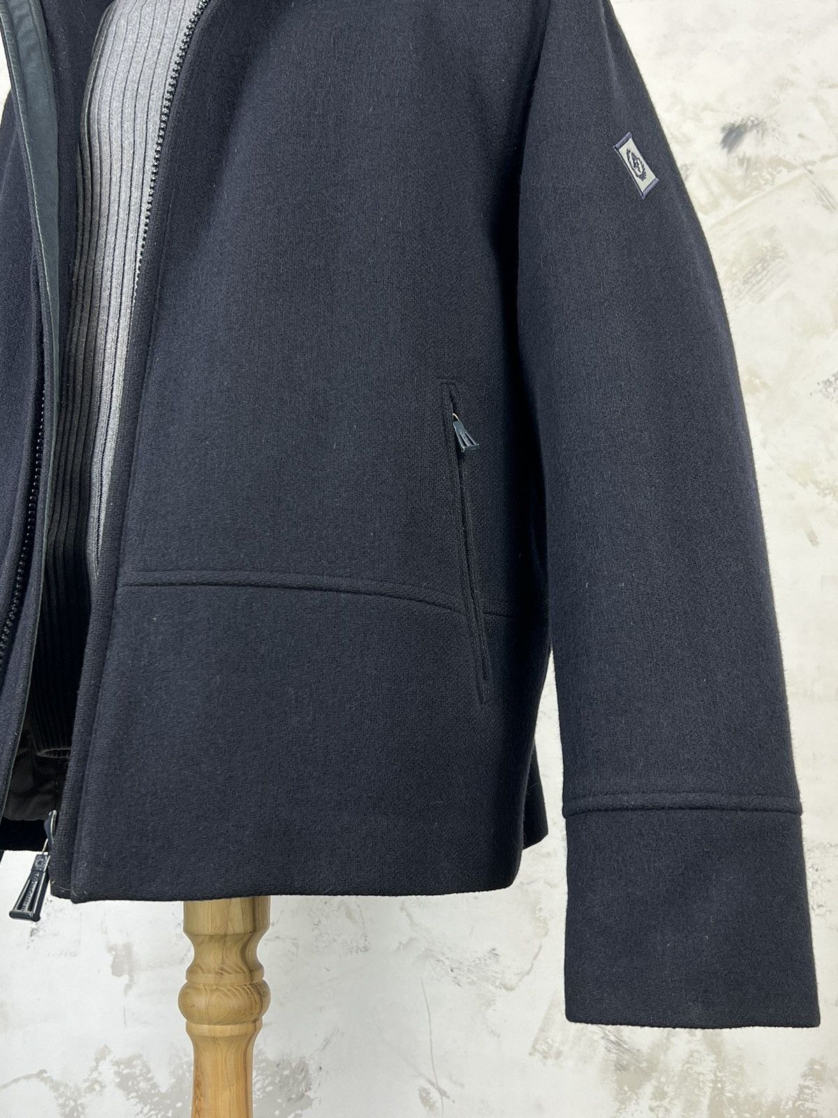 Henri Lloyd Vintage Henri Lloyd Navy Wool Bomber Jacket Size M Size US M / EU 48-50 / 2 - 4 Thumbnail