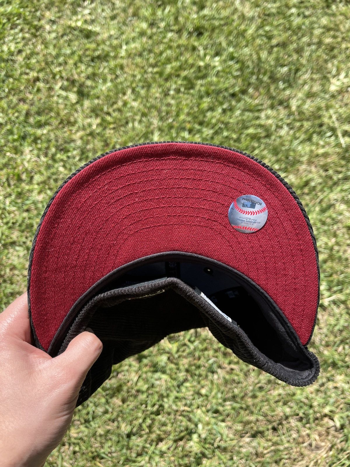 New Era 7 3/8 Houston Astros Corduroy Red Fitted Size ONE SIZE - 3 Thumbnail