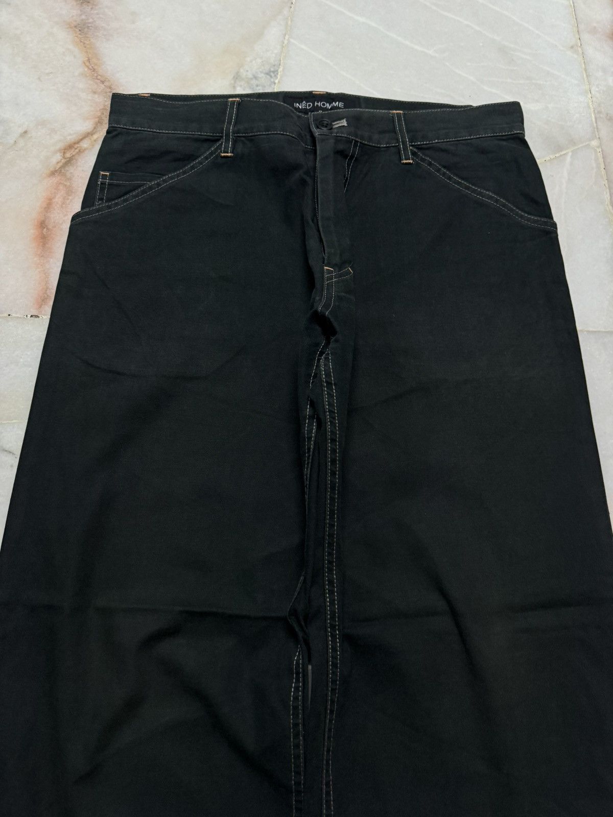 Yohji Yamamoto 💥BAGGY💥YOHJI YAMAMOTO INED HOMME WIDE CASUAL PANTS 90s Size US 29 - 3 Thumbnail