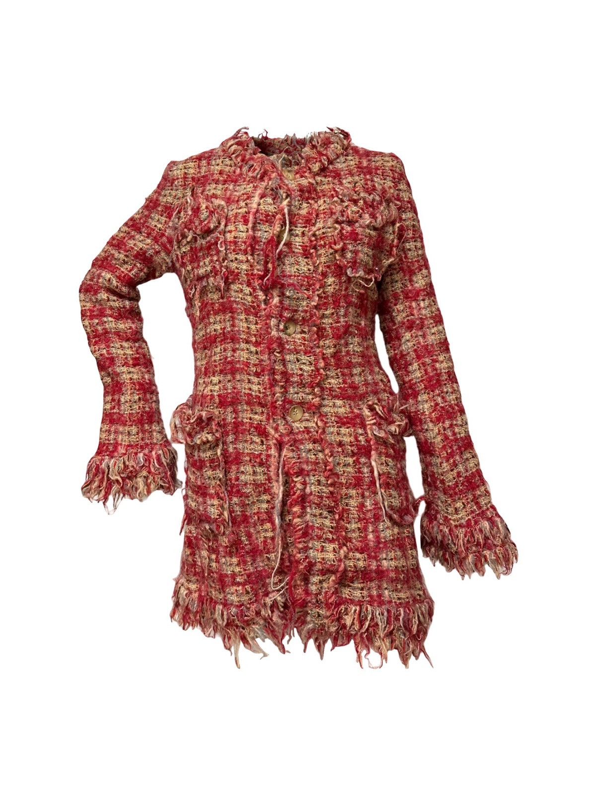 Junya Watanabe JUNYA WATANABE Fall Winter 2003 Tweed Jacket Size S / US 4 / IT 40 - 1 Thumbnail