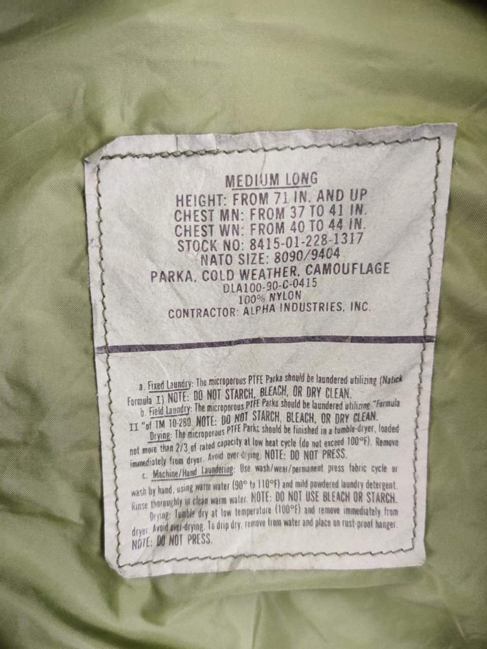 Alpha Industries Vintage Alpha Industries Military Camouflage Parkas Jacket Size US L / EU 52-54 / 3 - 12 Thumbnail