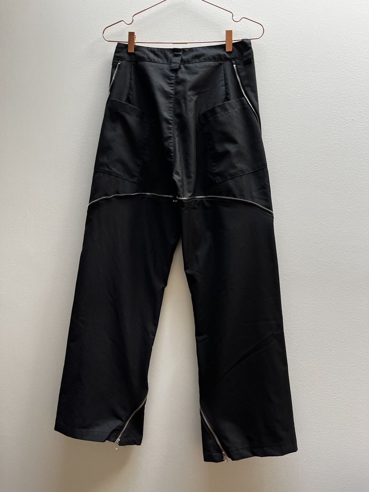 Other Futuristic Wide Leg Zipper Pants (unisex) Size US 28 / EU 44 - 2 Thumbnail
