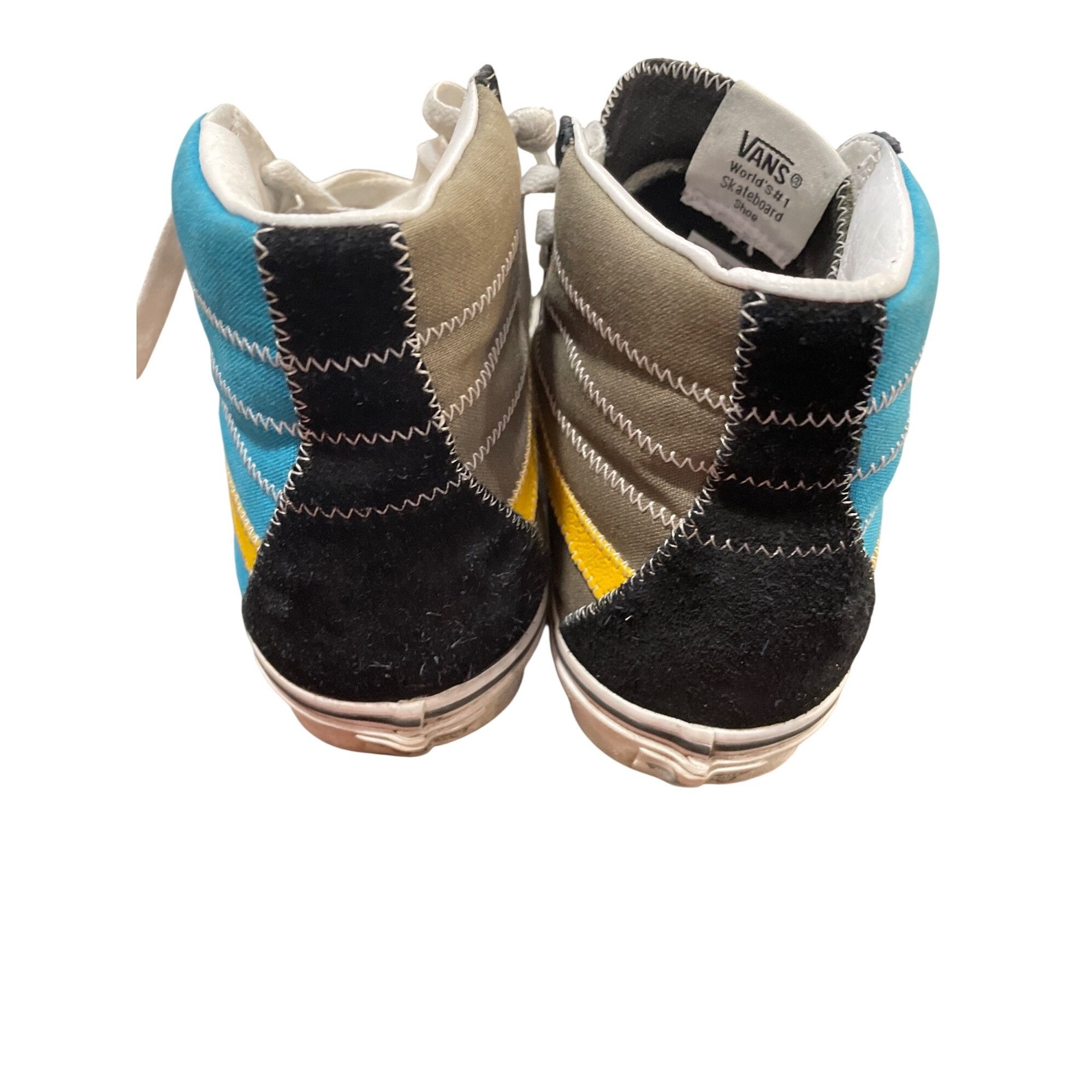 Vans Vans wms multi colored high top skaters shoes sneakers sz 7. Size US 7.5 / IT 37.5 - 12 Thumbnail