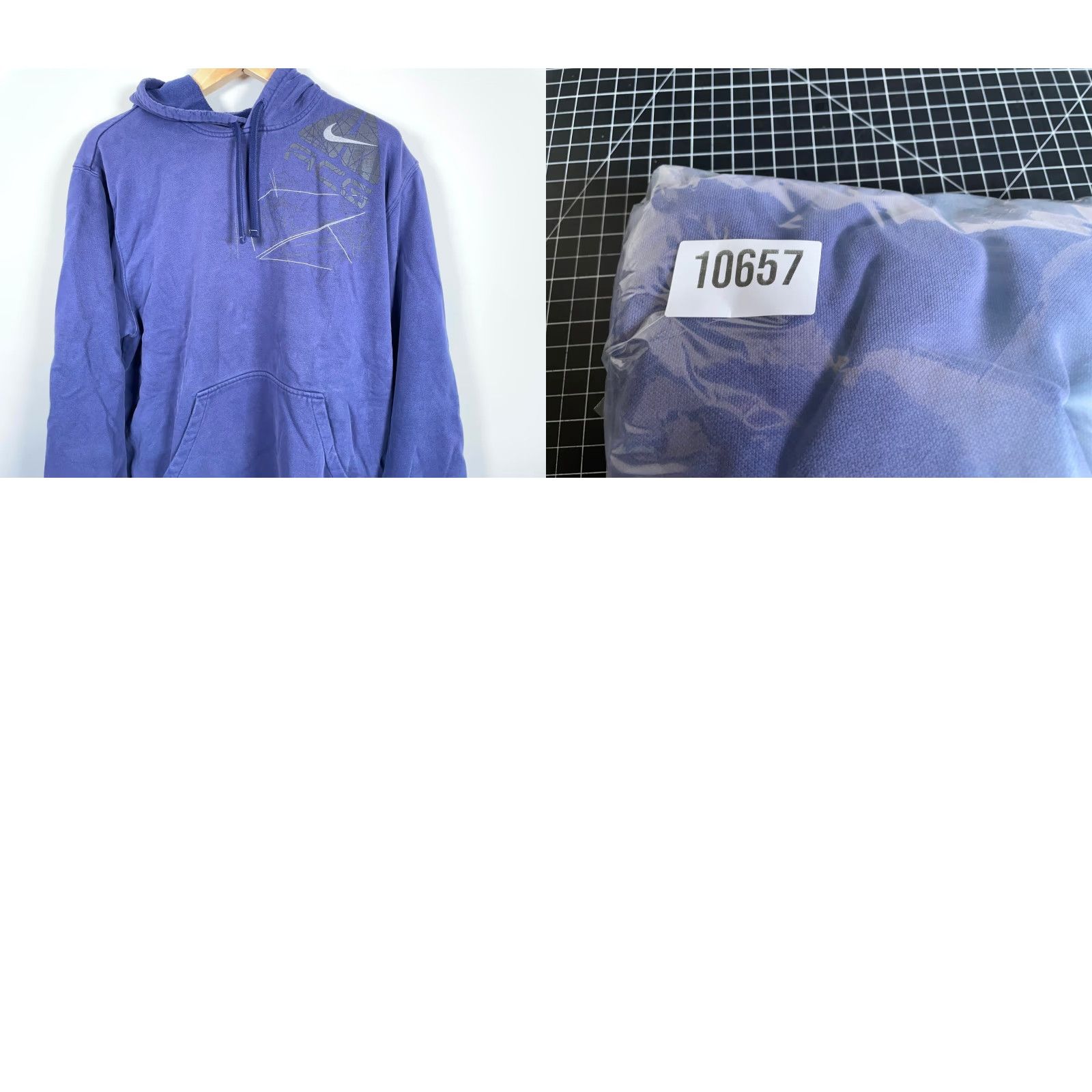 Nike ACG Nike ACG Hoodie Pullover Mens XL Blue Distressed Heavyweight Graphic Embroidered Swoosh Pockets Vintage Look Size US XL / EU 56 / 4 - 9 Thumbnail