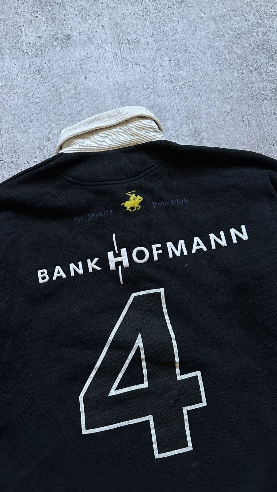 Vintage Vintage St Moritz Bank Hofmann Polo Club Cropped T Shirt Size US XS / EU 42 / 0 - 19 Thumbnail