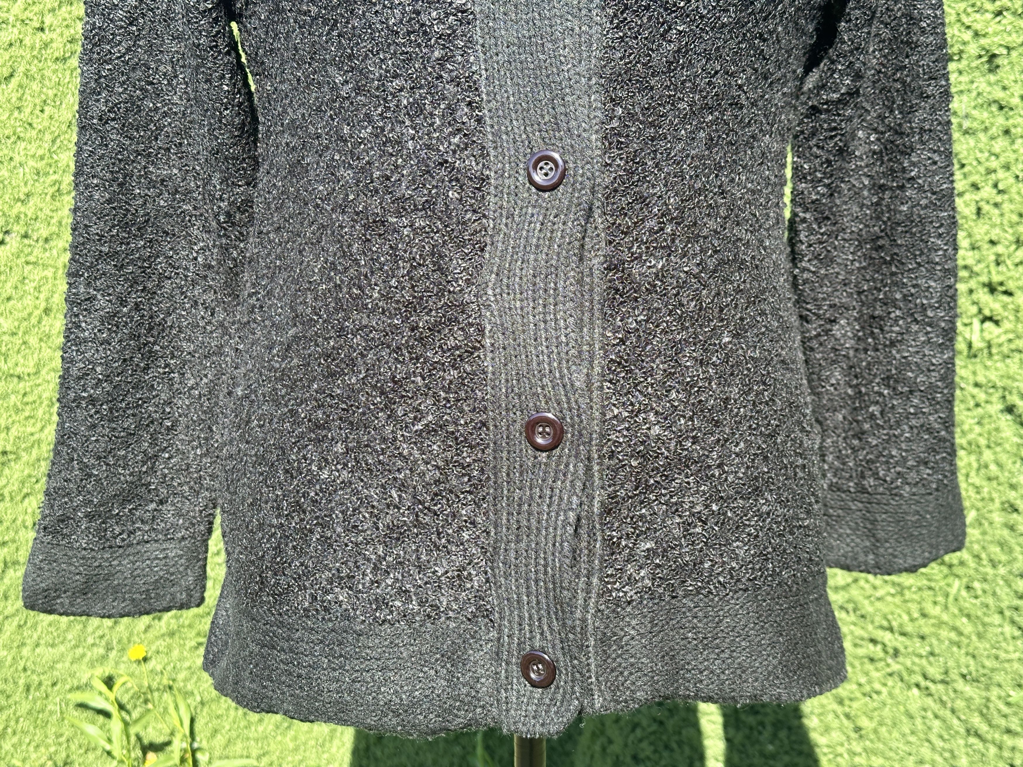 eskandar Eskandar O/S Merino Wool Cashmere Tweed Cardigan One Size Size ONE SIZE - 4 Thumbnail