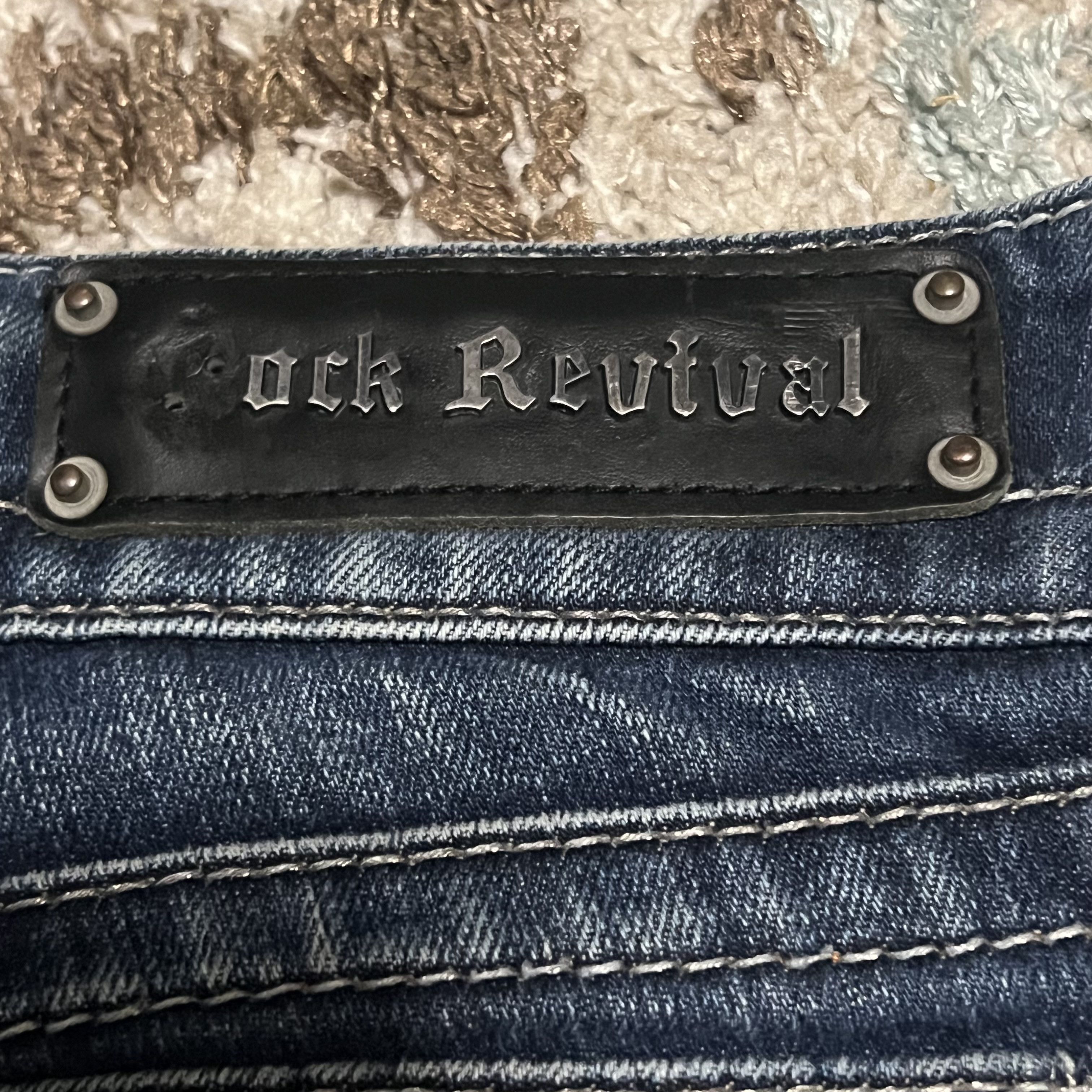 Rock Revival Rock Revival Womens Celine Bootcut Jeans 28x31 Low Rise Y2K Size 28" / US 6 / IT 42 - 5 Thumbnail