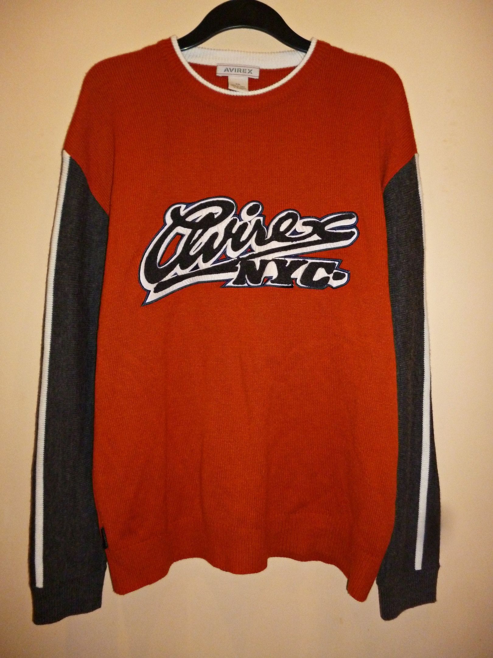 Avirex AVIREX sweater, vintage sweatshirt, 90s hip hop jacket XXL Size US XXL / EU 58 / 5 - 1 Thumbnail