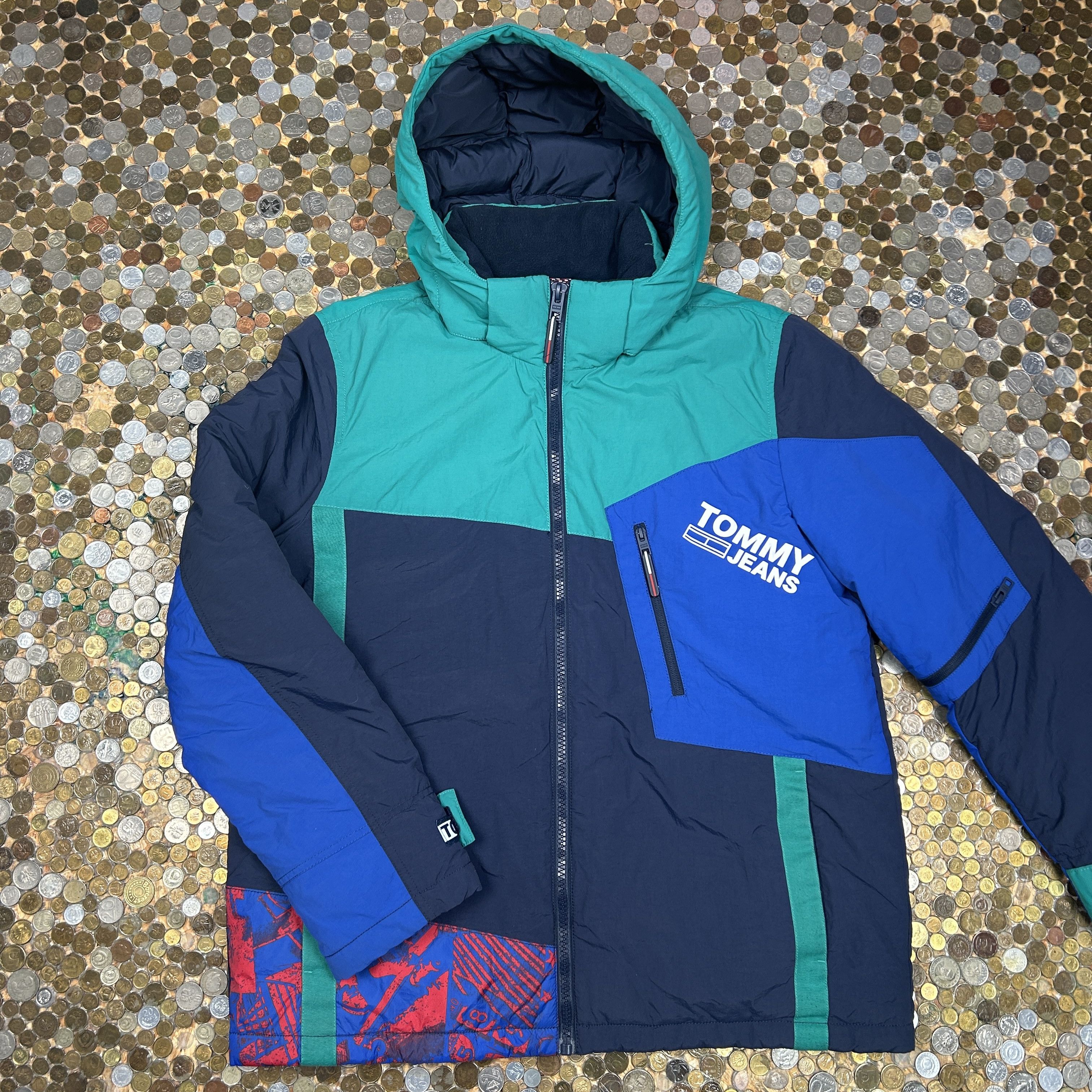Tommy Hilfiger Tommy Hilfiger Vintage Puffer Winter Jacket Size US L / EU 52-54 / 3 - 1 Thumbnail