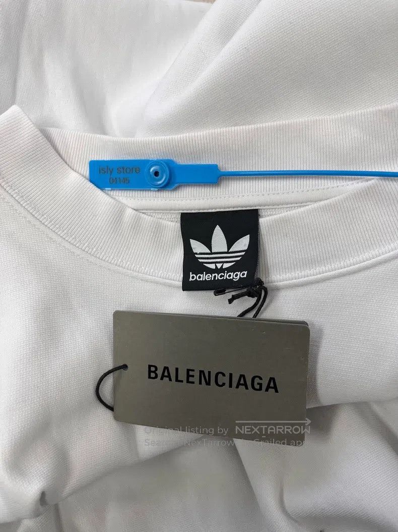 Balenciaga Balenciaga Logo print round neck hooded sweater Size US XL / EU 56 / 4 - 5 Thumbnail
