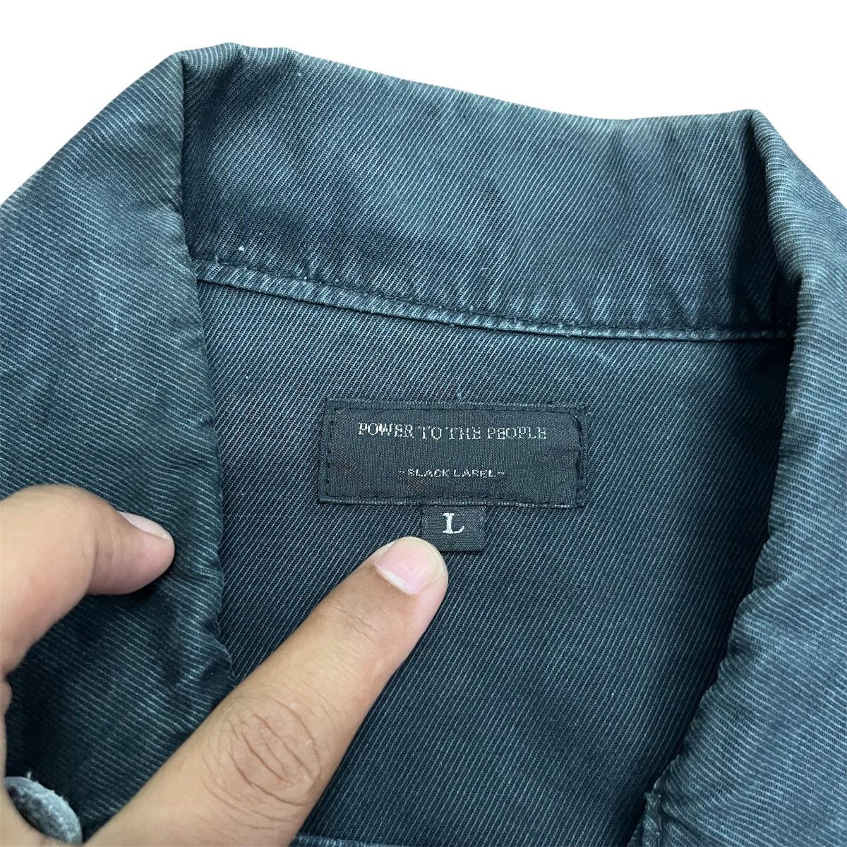 Japanese Brand 2000s Asymmetrical Jacket Power To People Punk Rock Size US M / EU 48-50 / 2 - 9 Thumbnail
