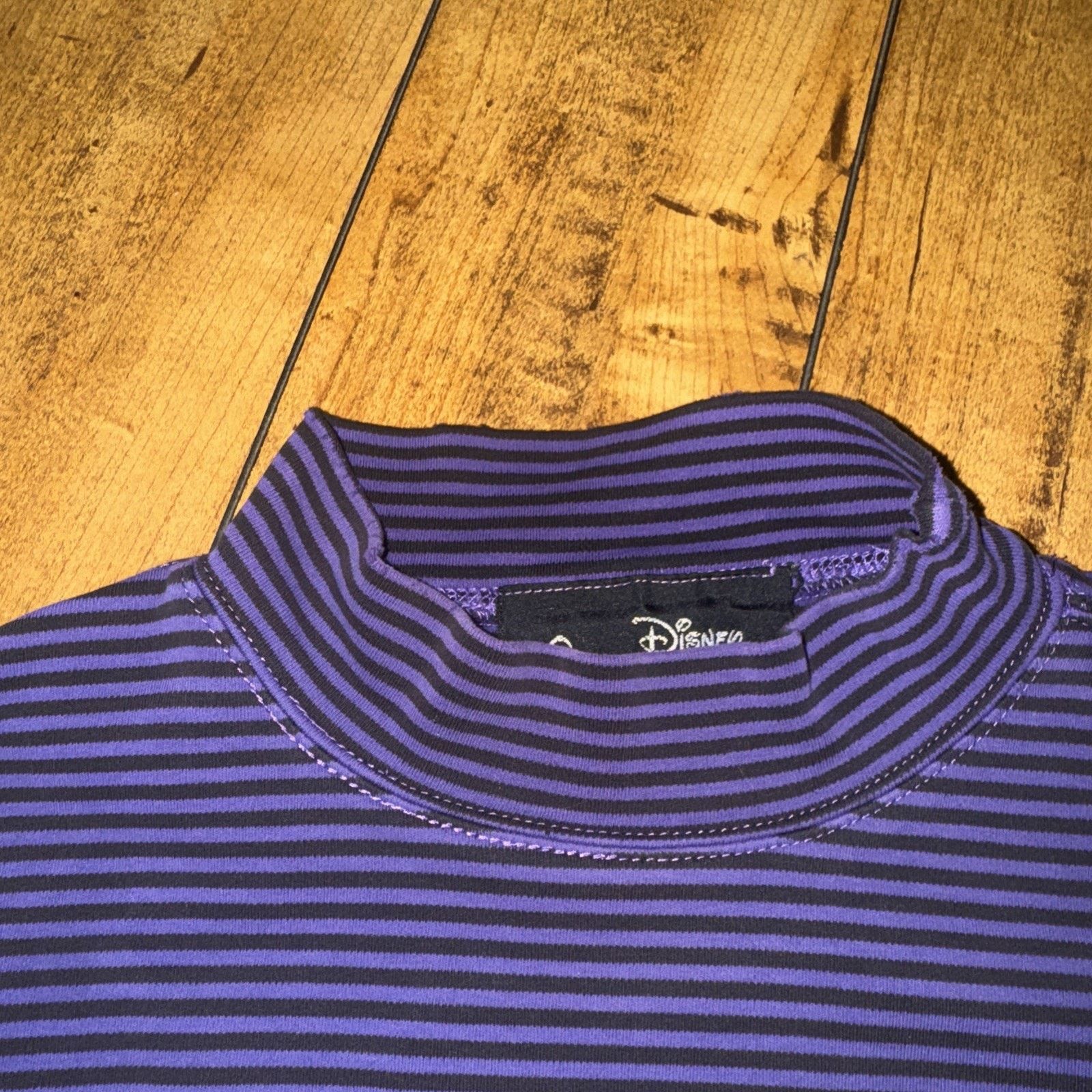 Disney × Vintage Disney Minnie Mouse Striped Mockneck Purple XL Oversized Size US XL / EU 56 / 4 - 6 Thumbnail