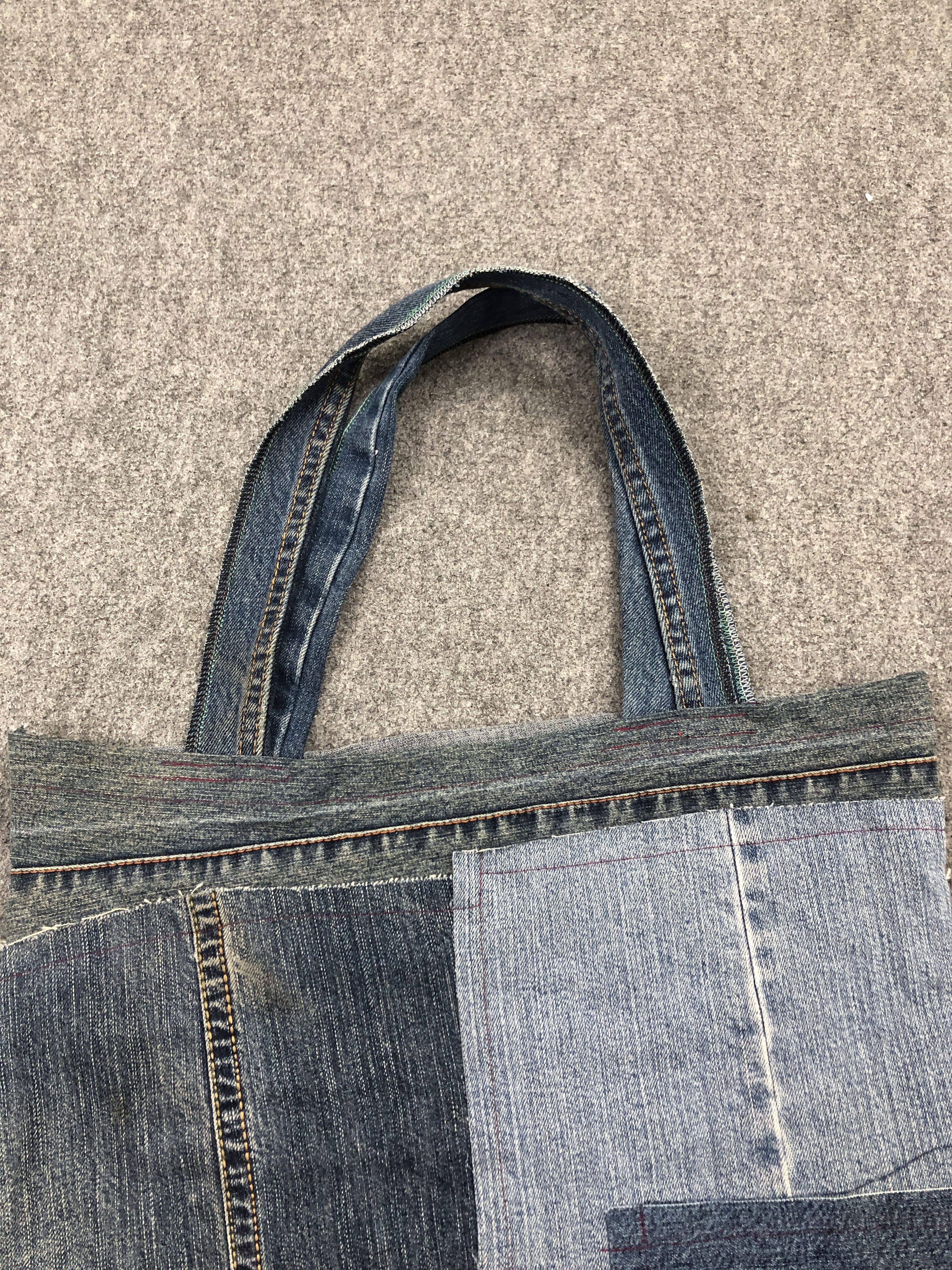 If Six Was Nine Vintage Unbranded Custom Jeans TotebaG BG0151 Size ONE SIZE - 7 Thumbnail