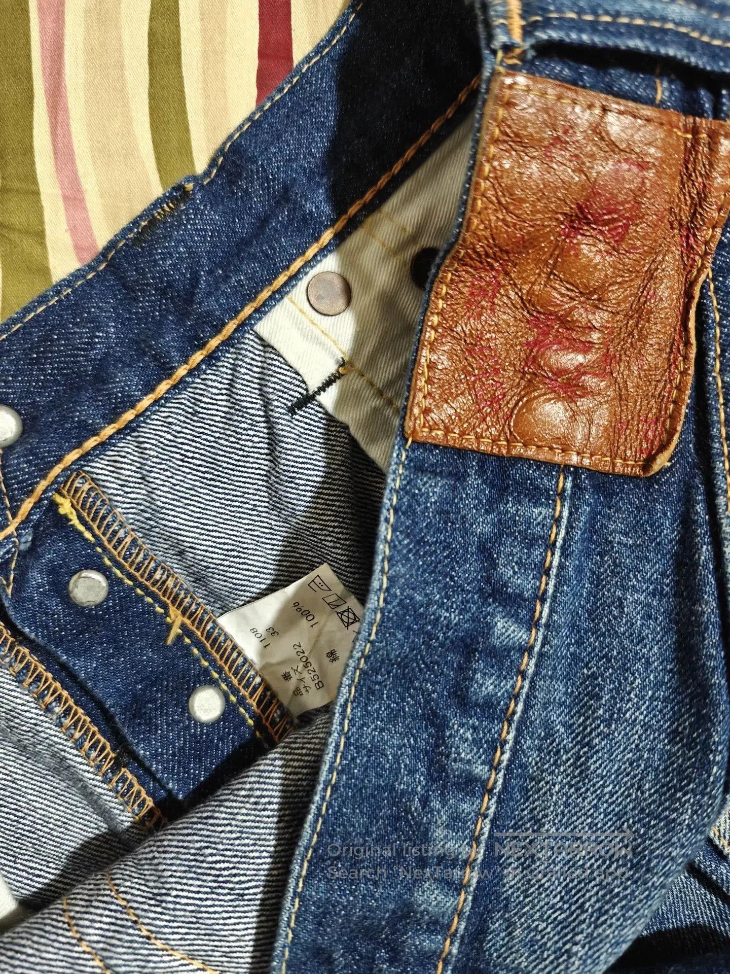 Full Count & Co. Full Count More Than Real 1344 Denim Jeans. Size US 33 - 6 Thumbnail