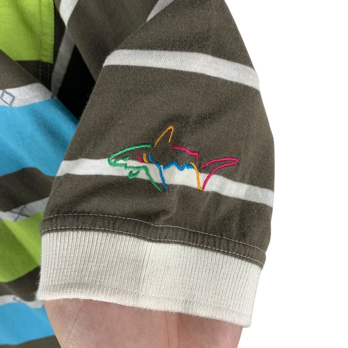 Greg Norman Vintage GREG NORMAN Stripe polo tee Size US M / EU 48-50 / 2 - 8 Thumbnail