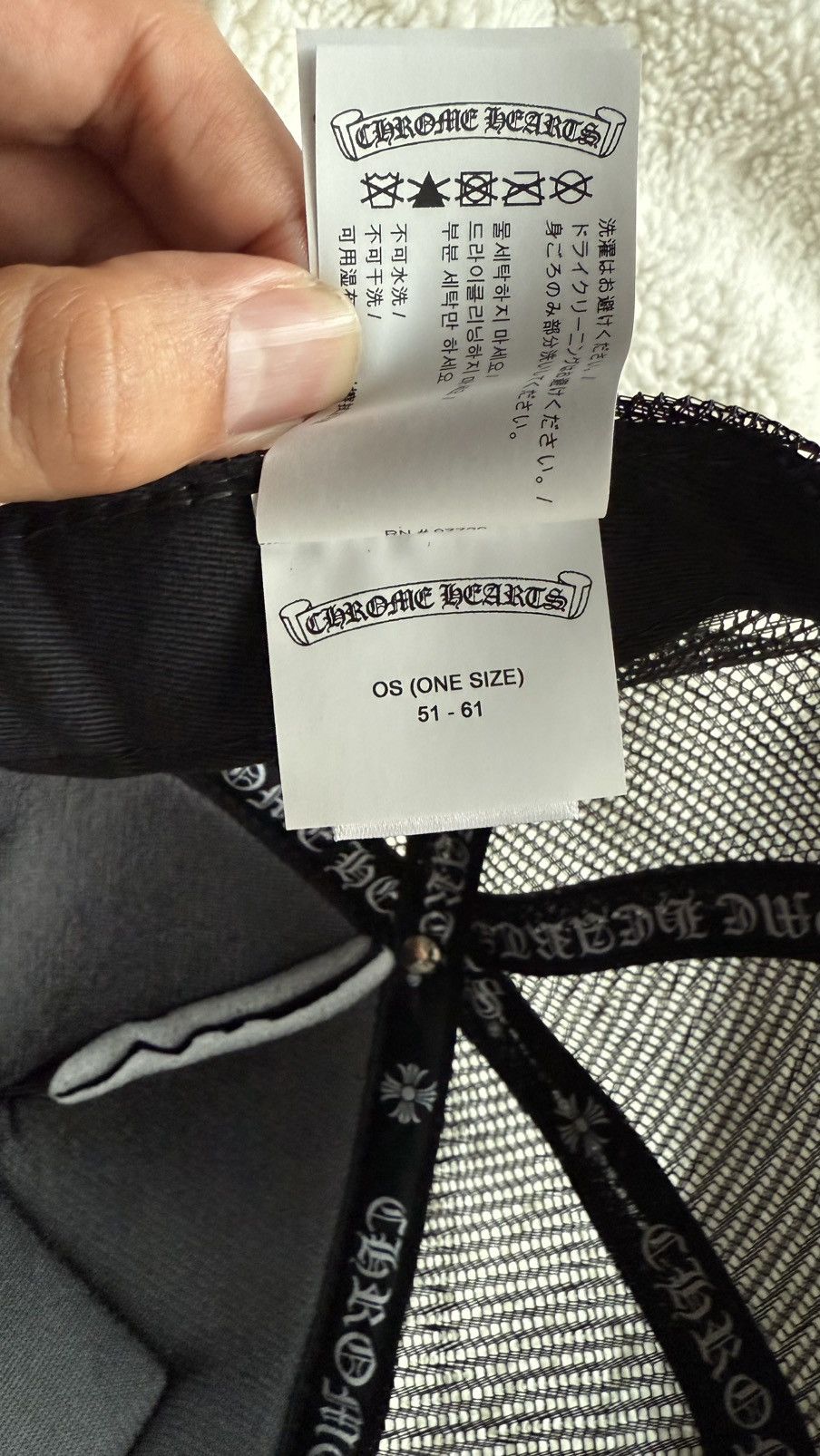 Chrome Hearts Chrome Hearts Trucker Cap Black *NYC Exclusive* Size ONE SIZE - 7 Thumbnail