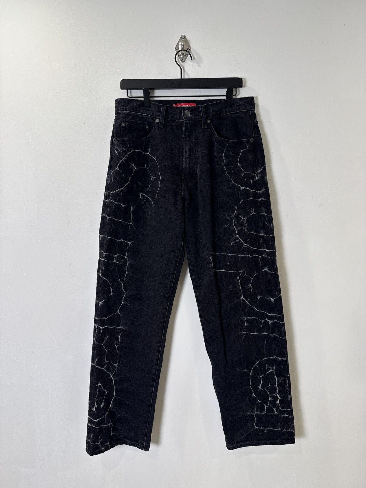 Supreme Supreme Shibori Loose Fit Denim Jeans Size US 30 / EU 46 - 1 Thumbnail