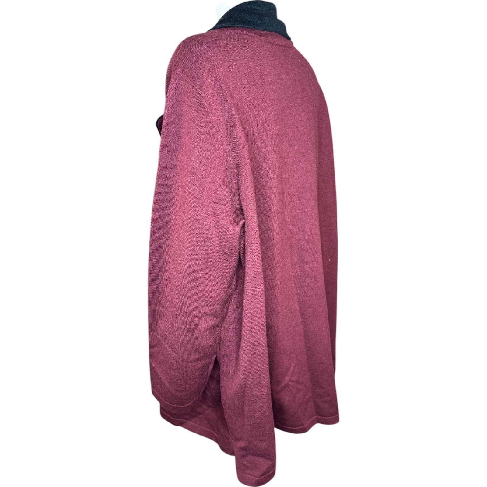 Jason Wu J Jason Wu Double Knit Jacket Wine 3X Pockets Size 3XL / US 20-22 - 3 Thumbnail