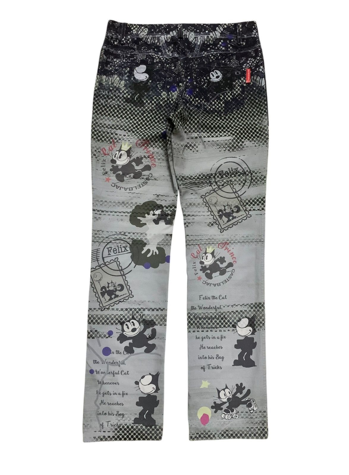 Felix × Hysteric Glamour × Jean Charles De Castelbajac Vtg Japanese Castlebajac x Felix Art Legging Pant Size 30" / US 8 / IT 44 - 3 Thumbnail