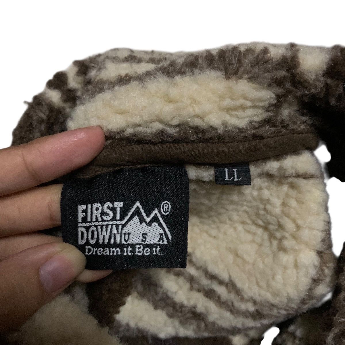 Other FIRST DOWN OUTDOOR Tartan Plaids Checks Fleece Jacket Size US L / EU 52-54 / 3 - 9 Thumbnail