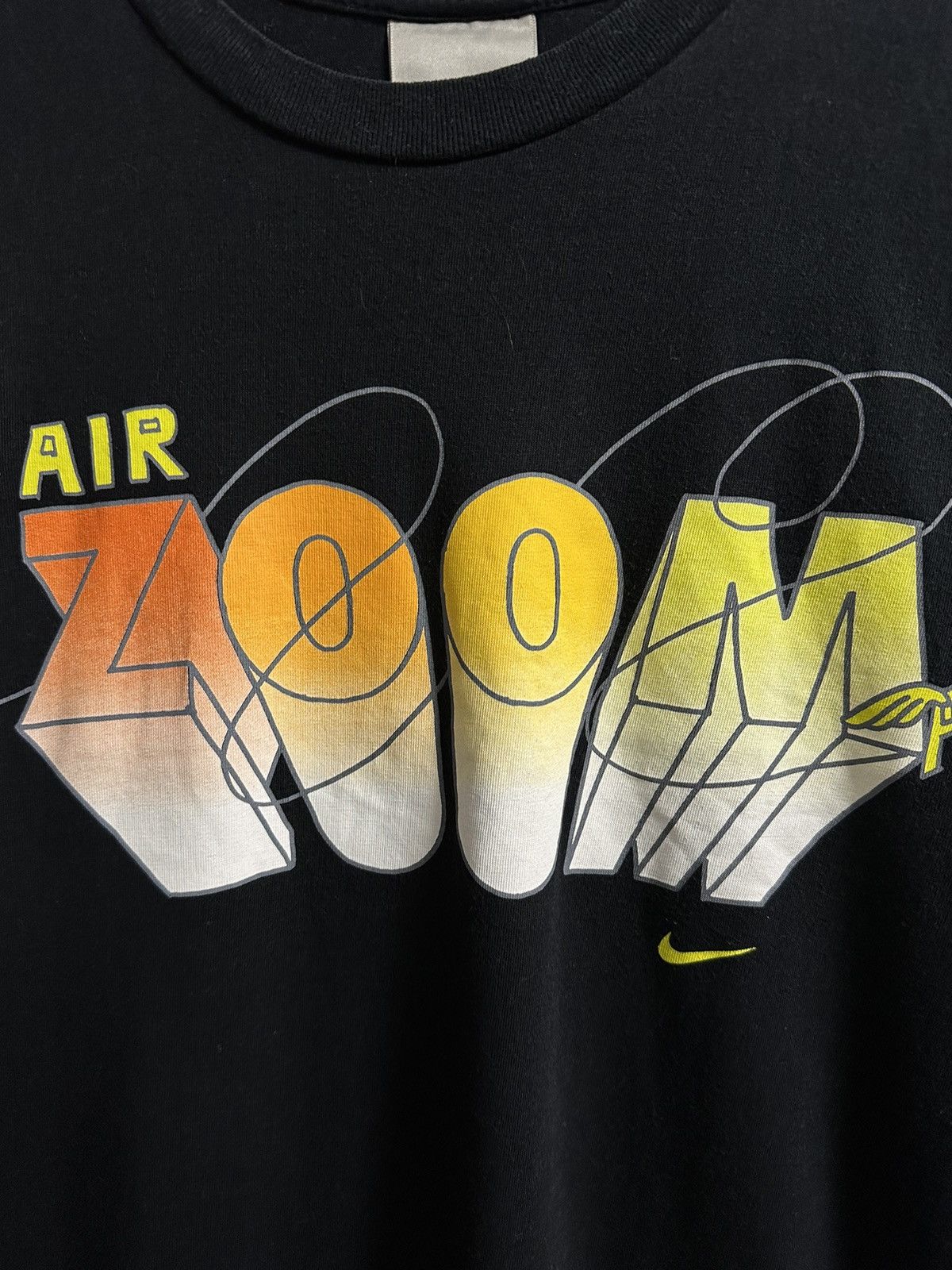 Nike Rare Vintage T-Shirt Nike Air Zoom Small Swoosh Drill Y2K Size US M / EU 48-50 / 2 - 2 Thumbnail