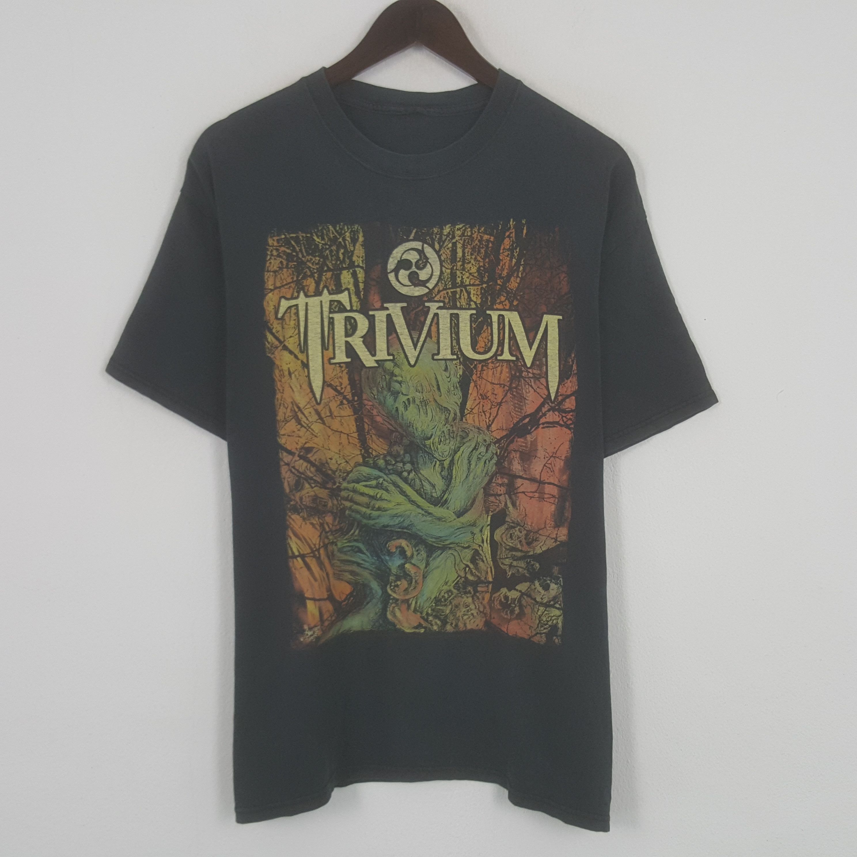 Band Tees × Vintage Vintage Trivium Tshirt Size US L / EU 52-54 / 3 - 1 Thumbnail