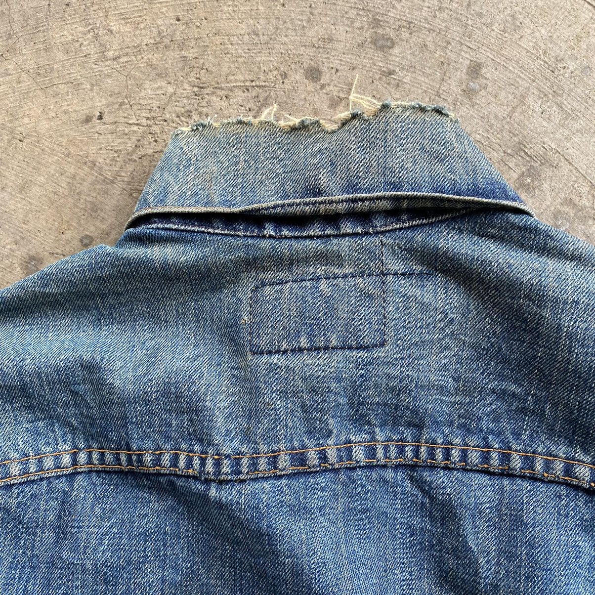 Levi's Distressed Vintage LEVI'S Denim Trucker Jacket Size US S / EU 44-46 / 1 - 11 Thumbnail