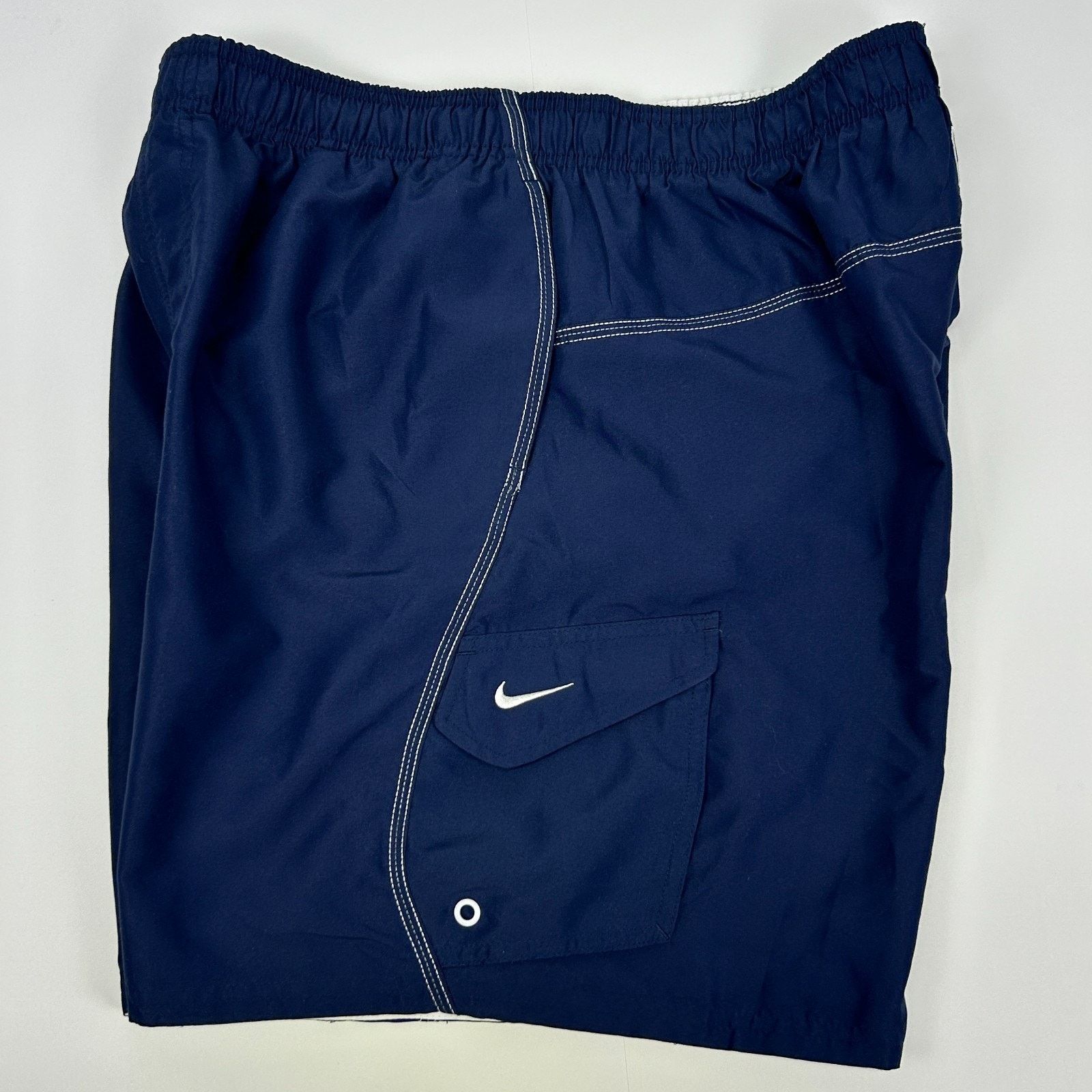 Nike Nike Board Shorts Swim Trunks Mesh Lined Blue XL X-Large Size US 36 / EU 52 - 3 Thumbnail