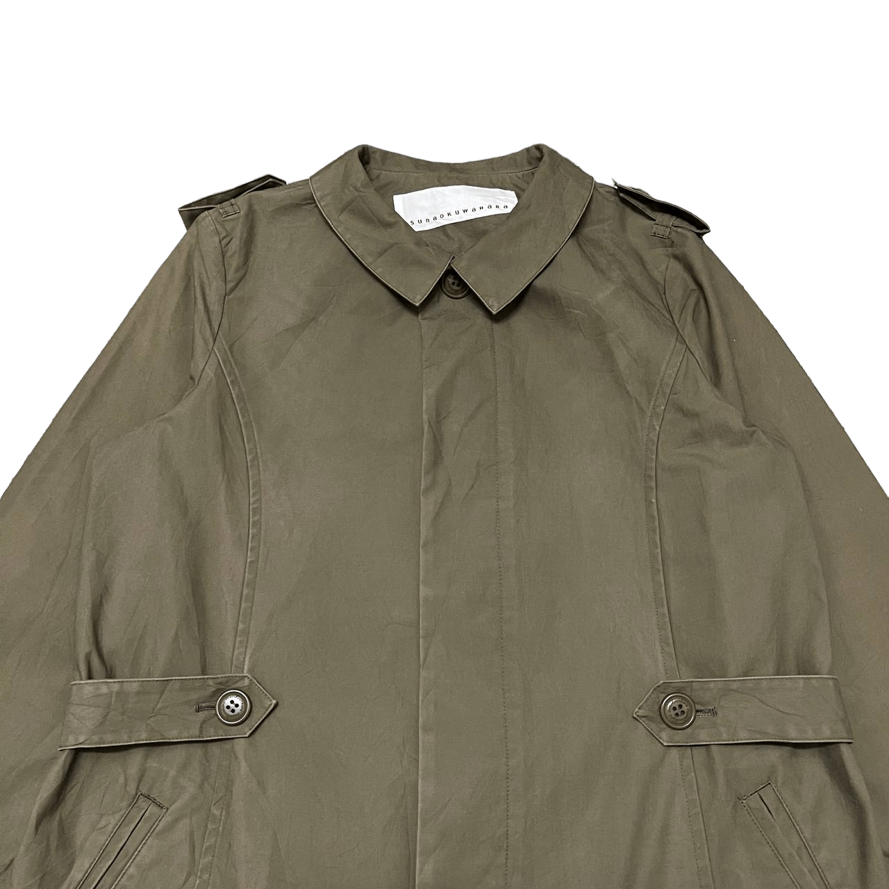 Issey Miyake Vintage Sunao Kuwahara by Issey Miyake Trench Coat Size US M / EU 48-50 / 2 - 2 Thumbnail