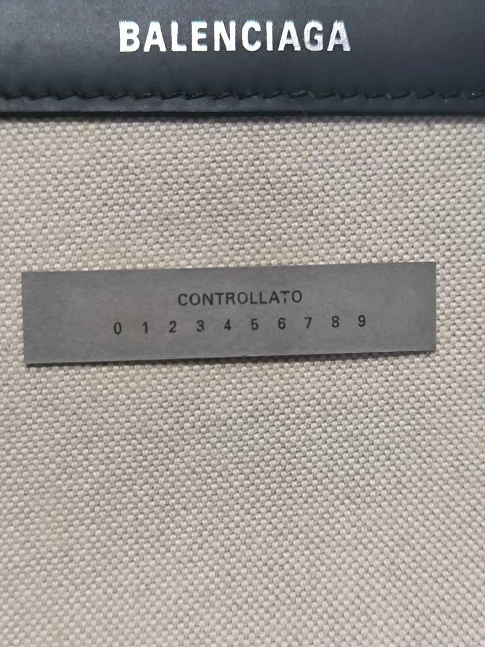 Balenciaga Balenciaga medium Navy Cabas tote bag Size ONE SIZE - 14 Thumbnail