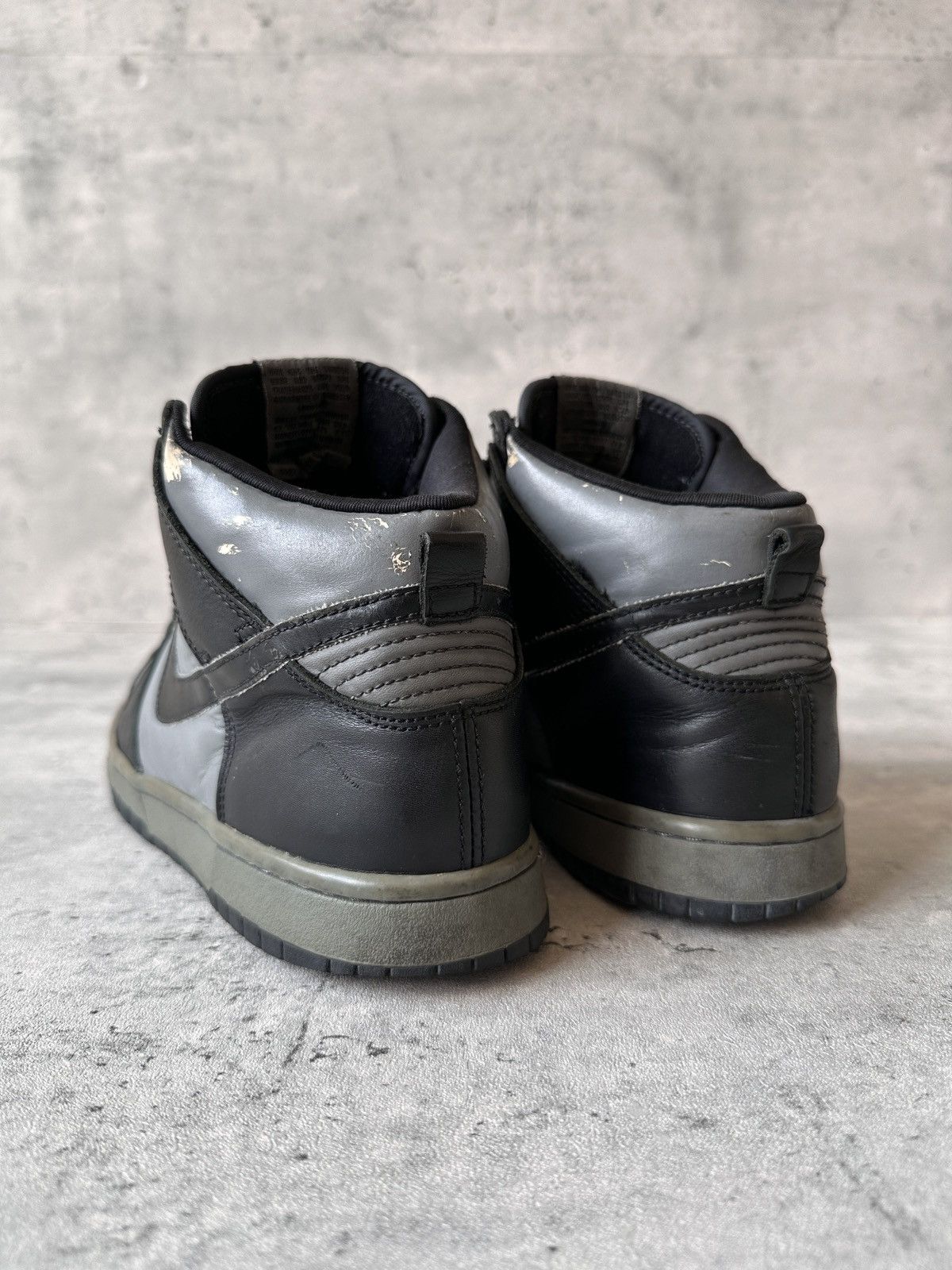 Nike 1999 DUNK LE HIGH TOP BLACK / COOL GREY Size US 8.5 / EU 41-42 - 15 Thumbnail
