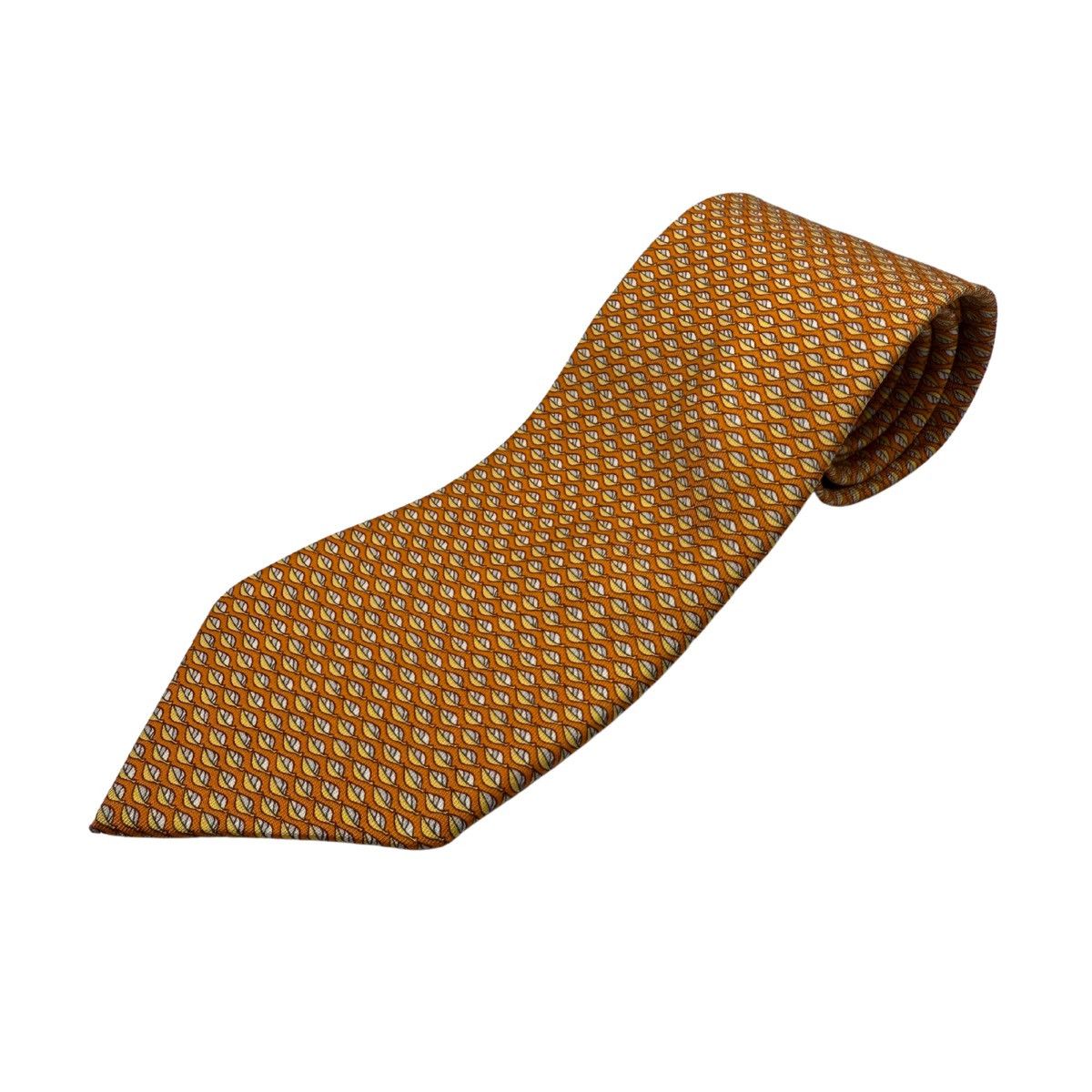 Salvatore Ferragamo Salvatore Ferragamo Silk Tie,Orange, Made in Italy, Like New Size ONE SIZE - 1 Thumbnail