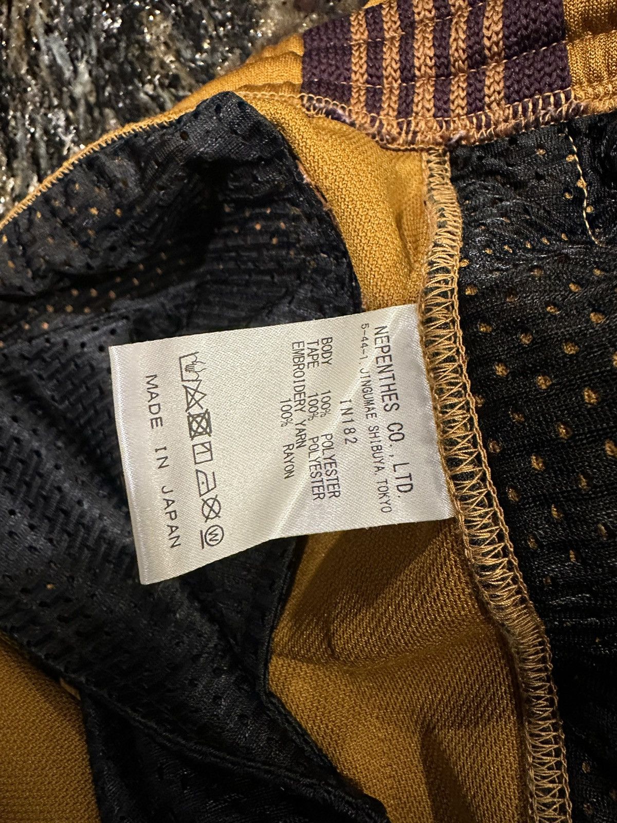 Needles Needles Yellow Gold / Purple Poly Smooth Narrow Track Pants Size US 32 / EU 48 - 9 Thumbnail