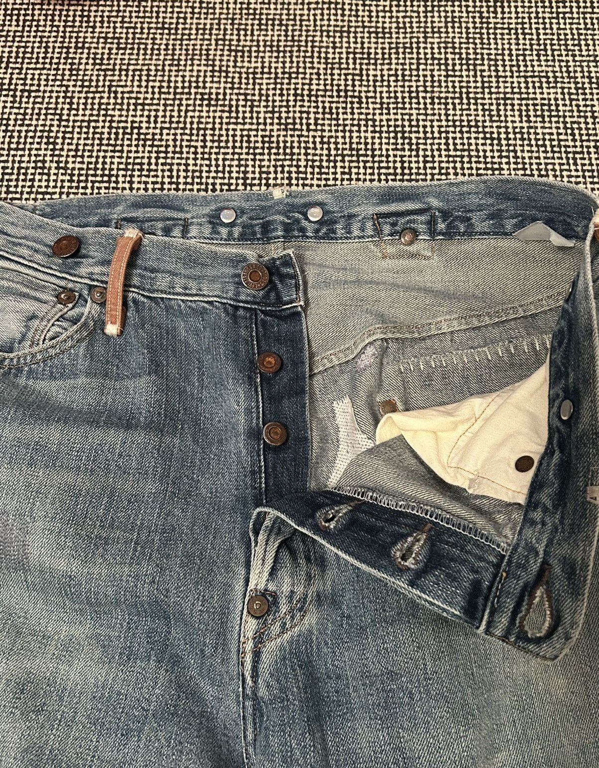 Levi's Vintage Clothing Vintage Selvedge Levis buckleback patch denim 32x32 Size US 32 / EU 48 - 3 Thumbnail