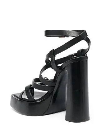o1bcso1str1124 Platz Platform Sandals in Black