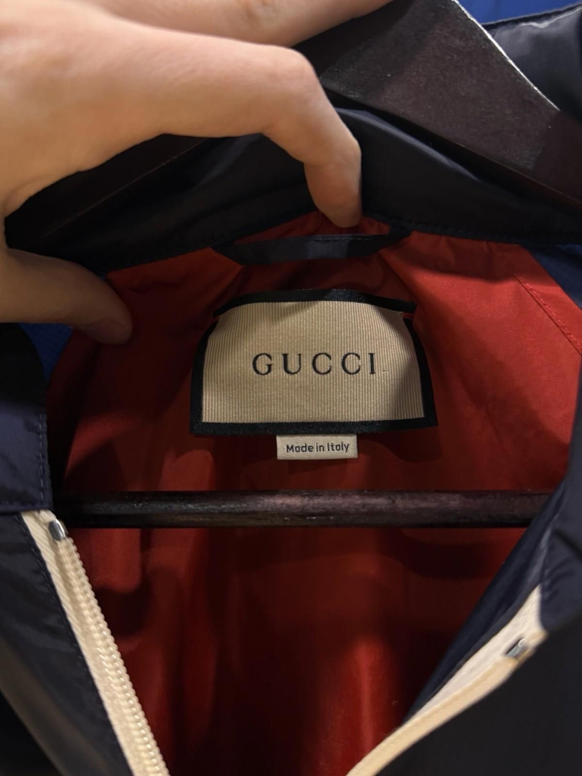 Gucci Gucci Navy Interlocking G Windbreaker Jacket Size (46) Size US L / EU 52-54 / 3 - 12 Thumbnail