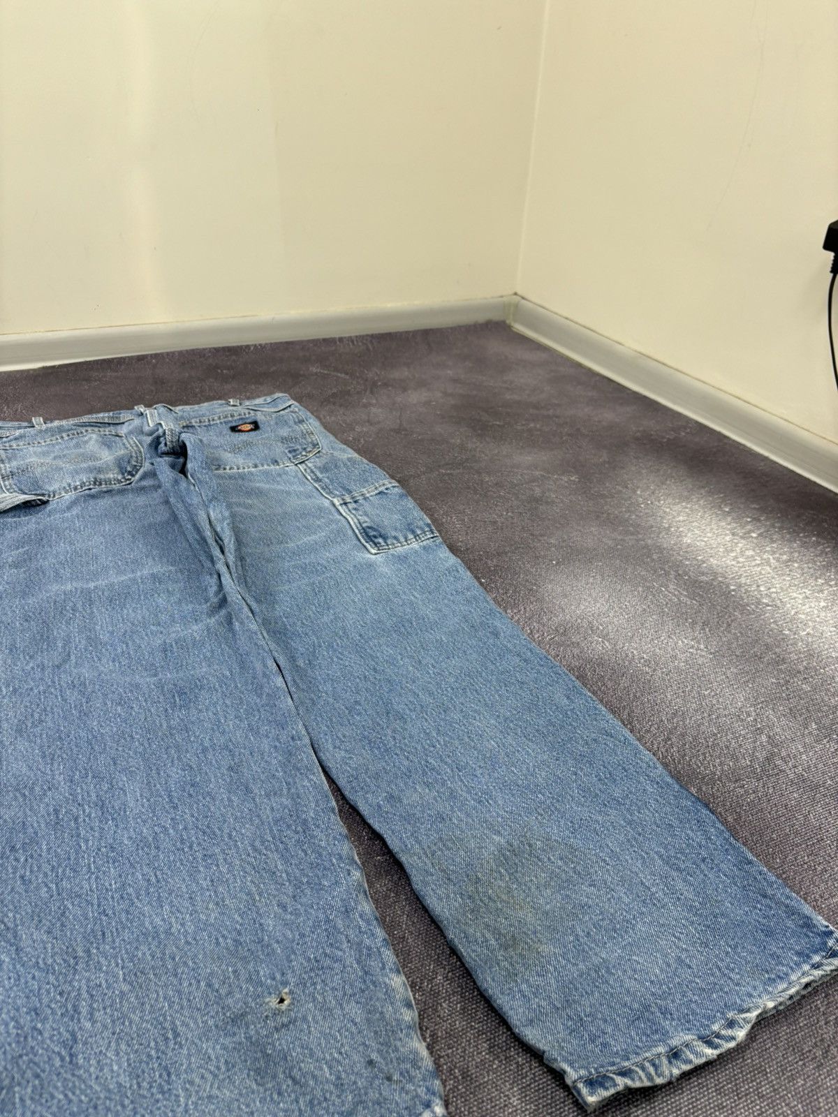 Dickies Vintage Dickies Straight Fit Light Blue Work Denim Jeans Size US 34 / EU 50 - 5 Thumbnail