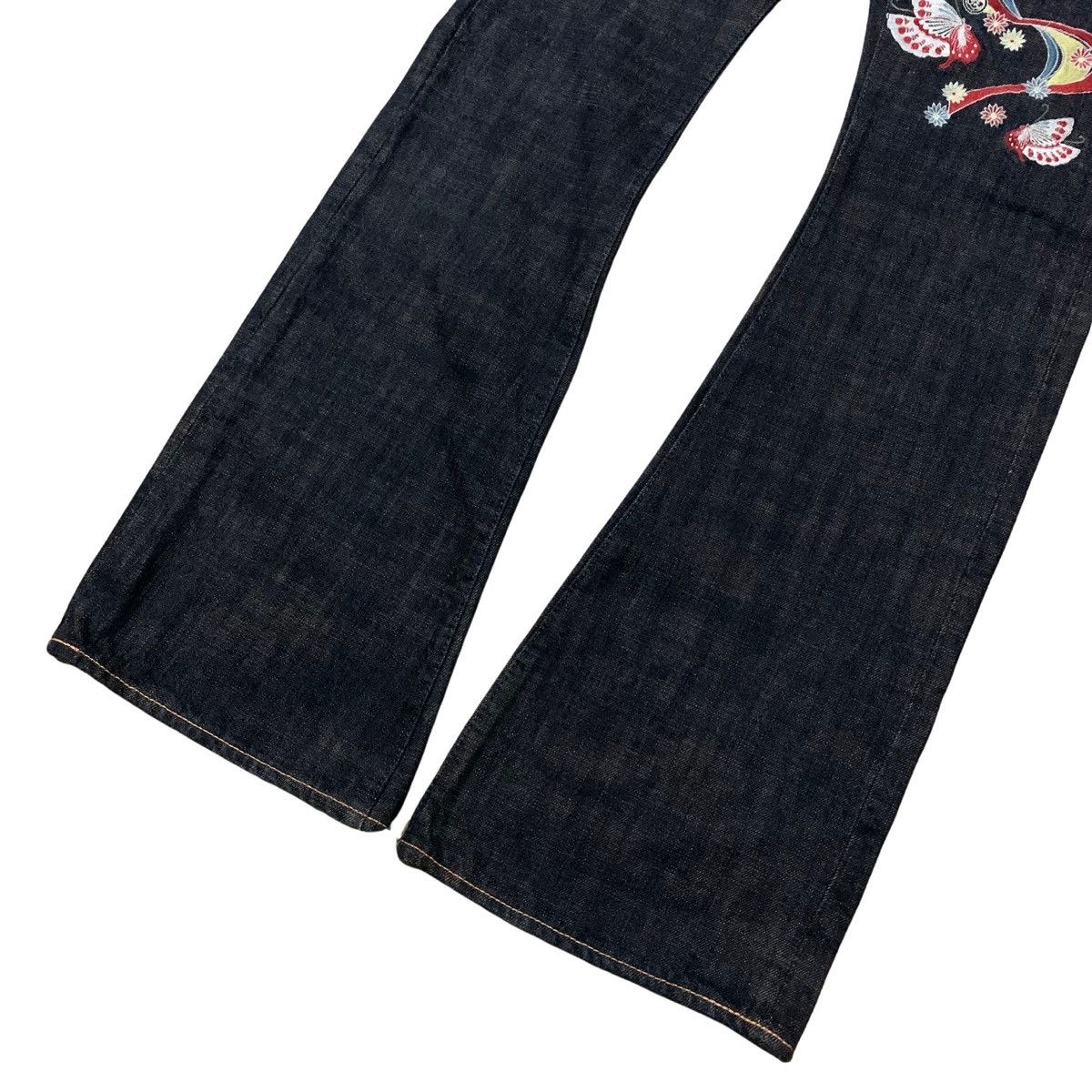 Evisu Yamane Butterfly Selvedge Denim Pants Size 28" / US 6 / IT 42 - 5 Thumbnail