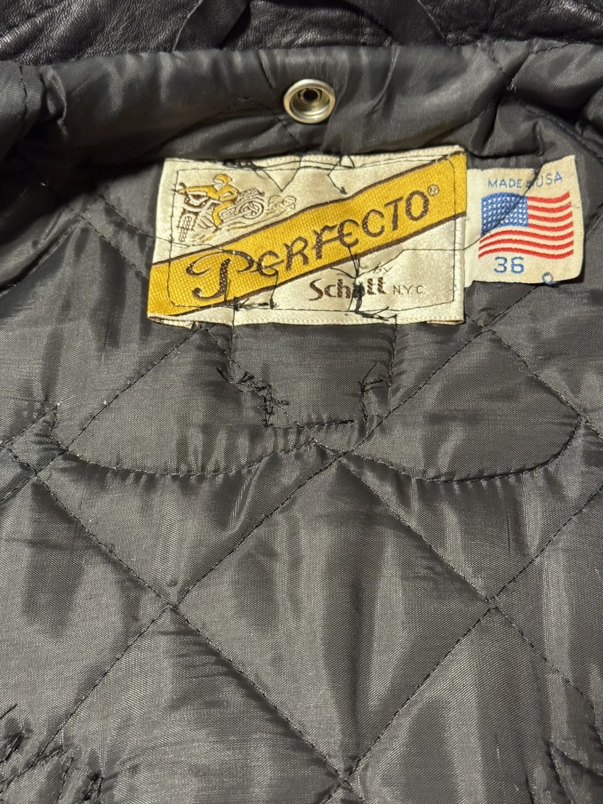 Schott Schott 618 Steerhide Leather Motorcycle Jacket Size US S / EU 44-46 / 1 - 6 Thumbnail