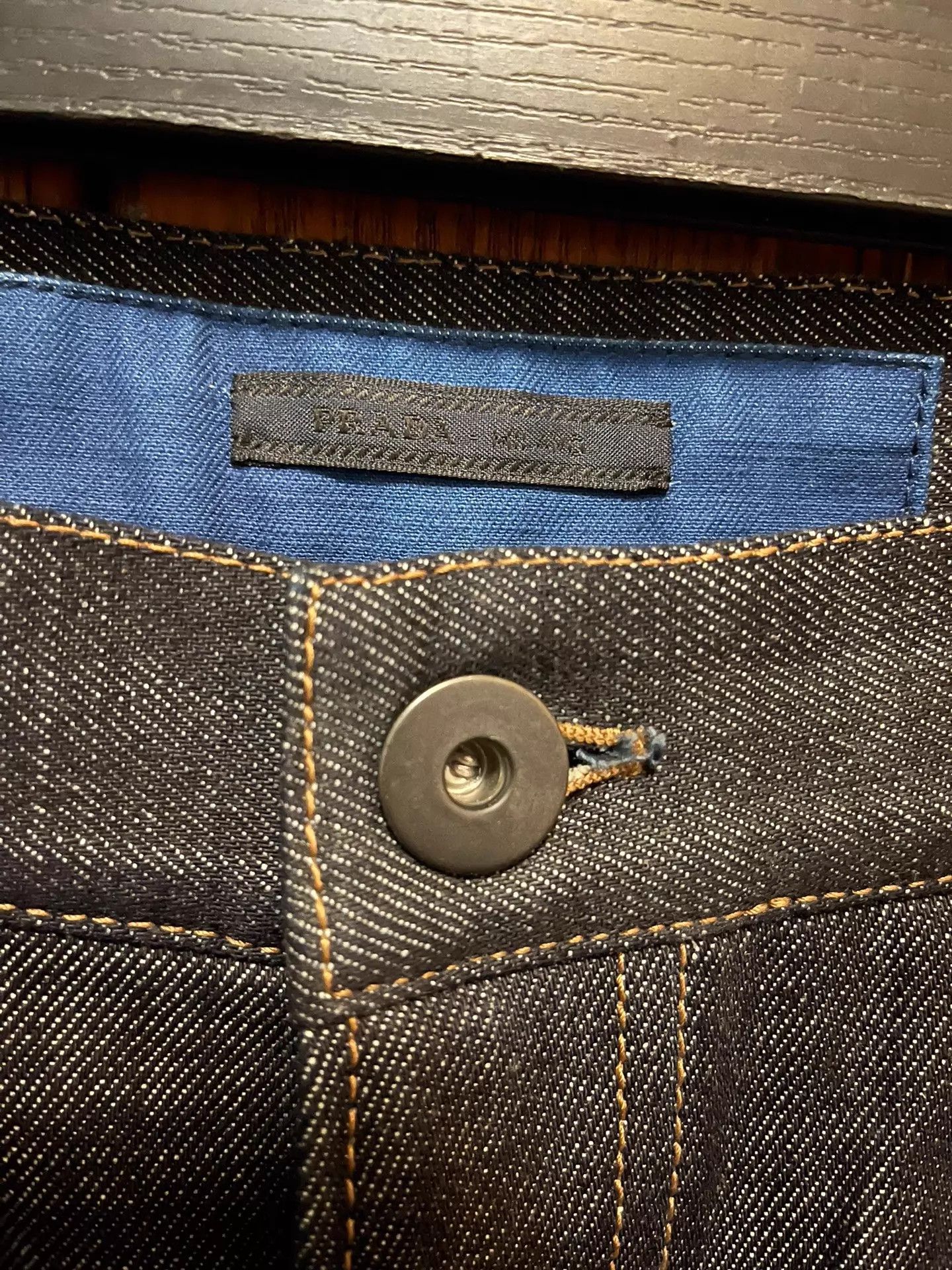 Prada Prada Raw Loose Fit Denim Jeans 32 Size US 32 / EU 48 - 5 Thumbnail