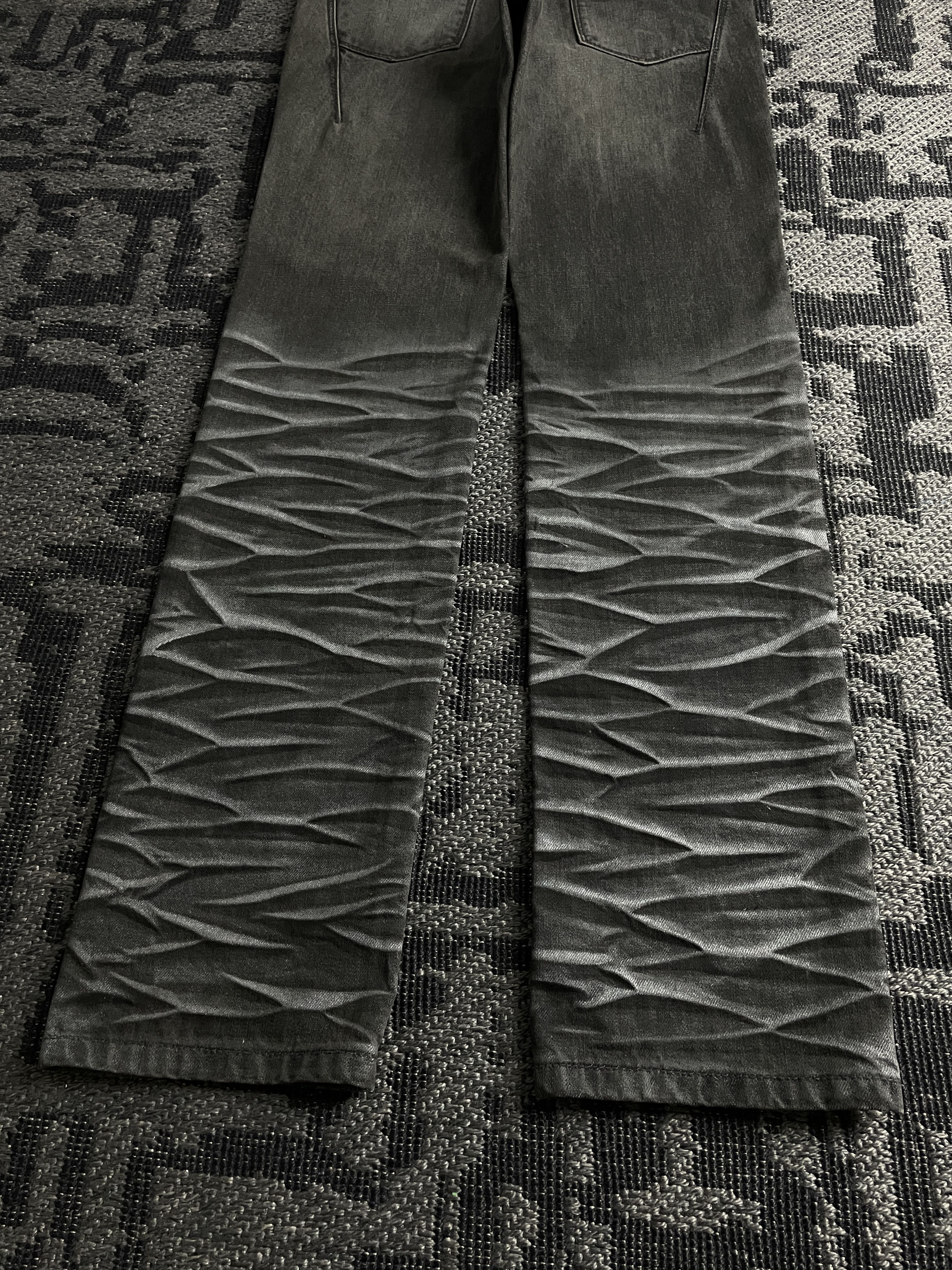 semanticdesign Semantic Design Whiskered Faded Skinny Jeans Size US 31 - 7 Thumbnail