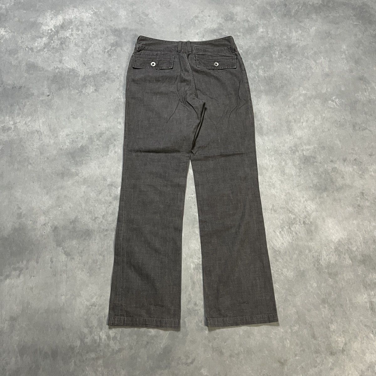 45rpm 45RPM Japanese Wide Flare Cotton Trousers Made in Japan Size US 27 - 8 Thumbnail
