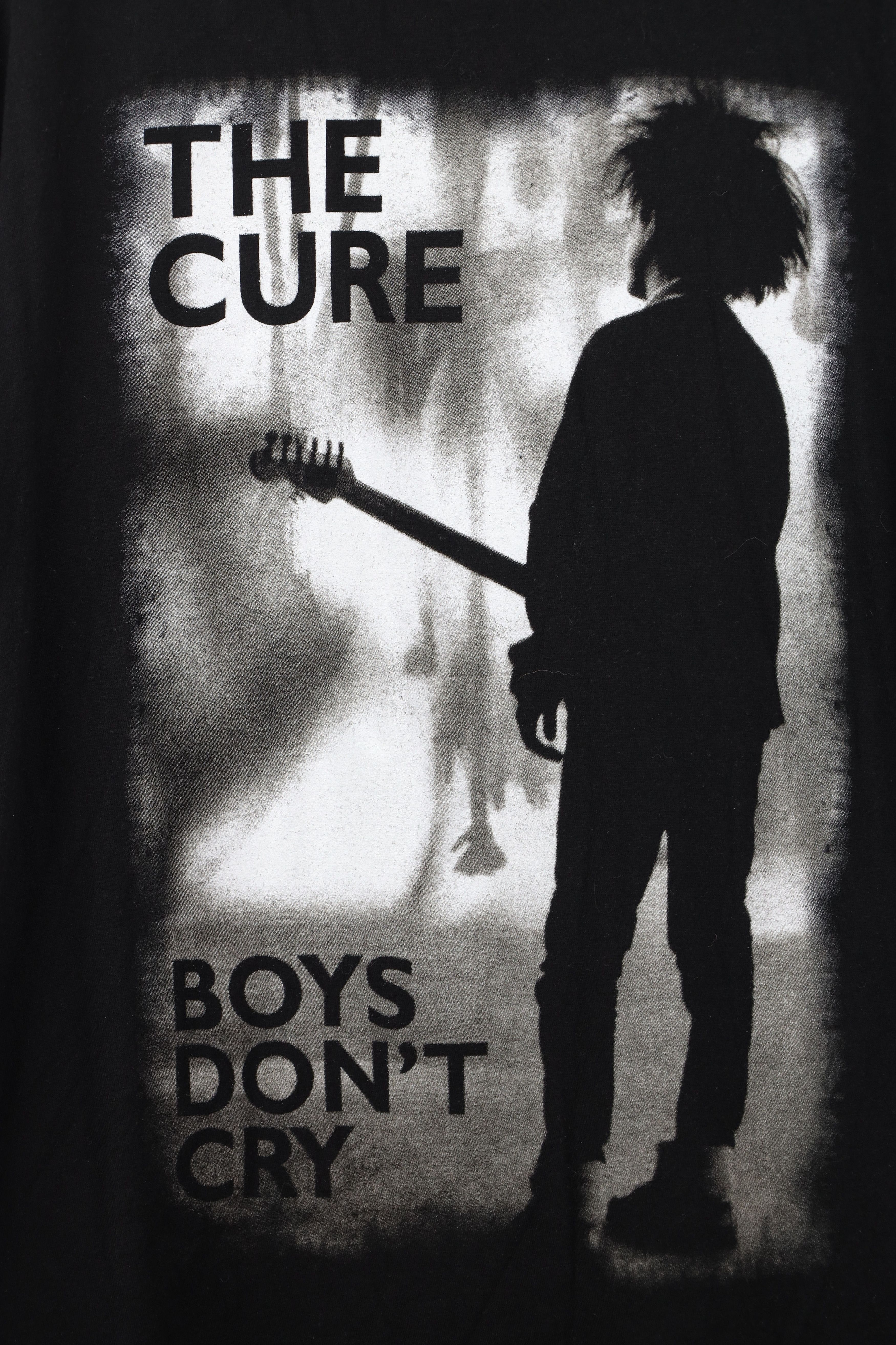 Vintage Retro Y2K Boys Don't Cry Tour The Cure Band T-Shirt Black Size US L / EU 52-54 / 3 - 4 Thumbnail