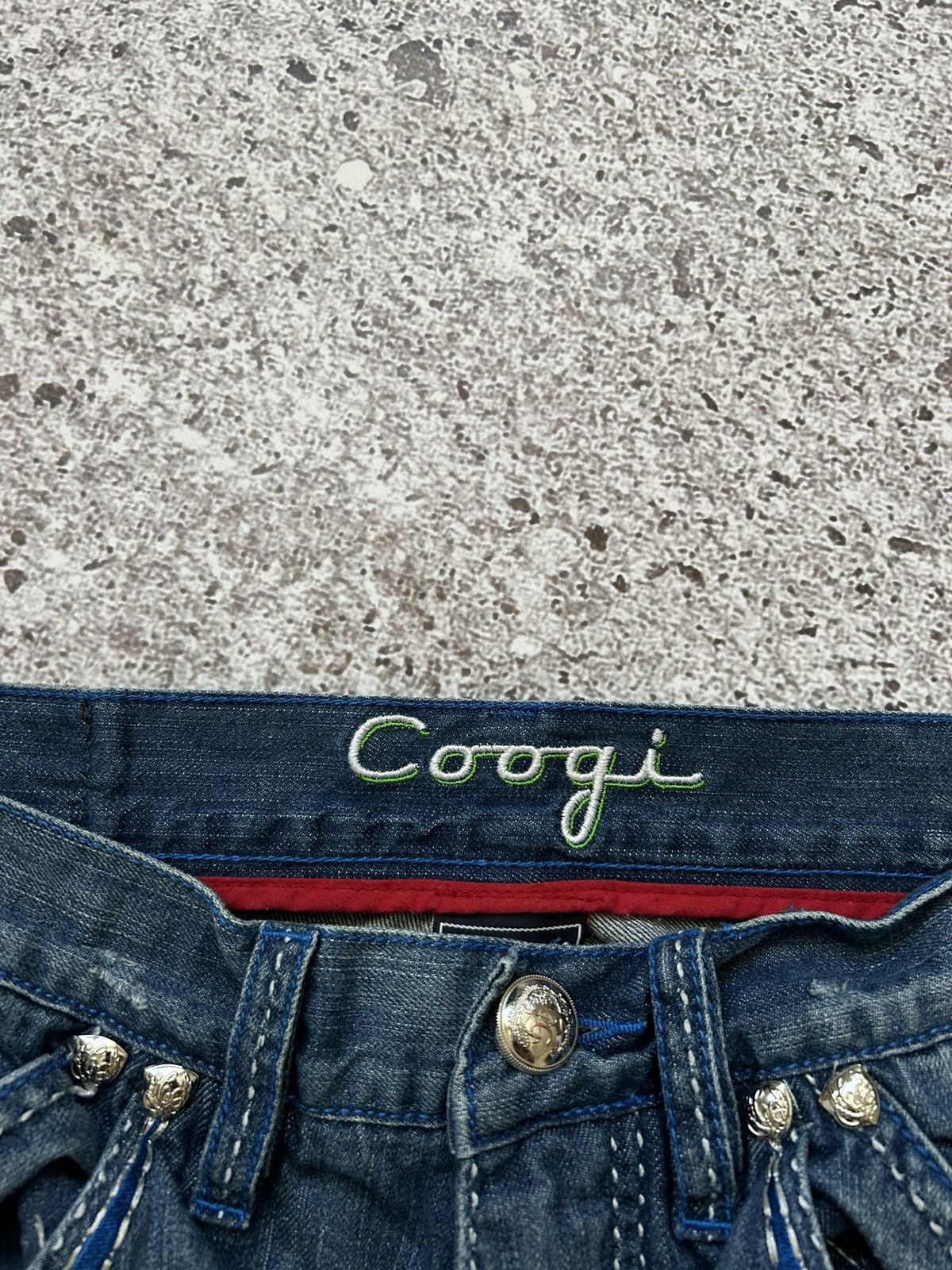 Coogi × JNCO × Vintage Crazy Vintage Y2K Coogi embroidered logo baggy jeans hype Size US 40 / EU 56 - 11 Thumbnail