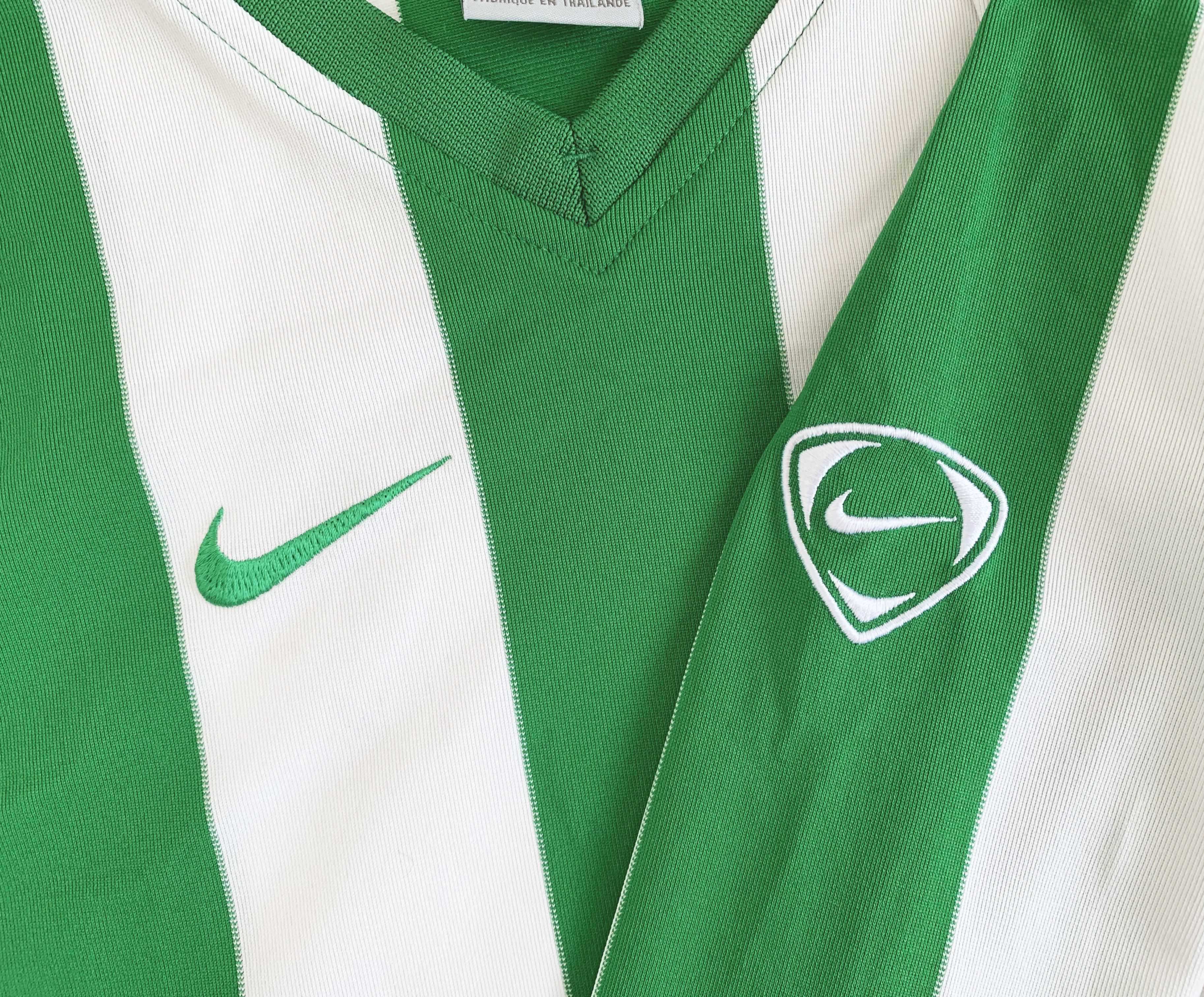 Nike Vintage 90s NIKE Jersey Kit Soccer Football Striped Y2K Size US S / EU 44-46 / 1 - 4 Thumbnail