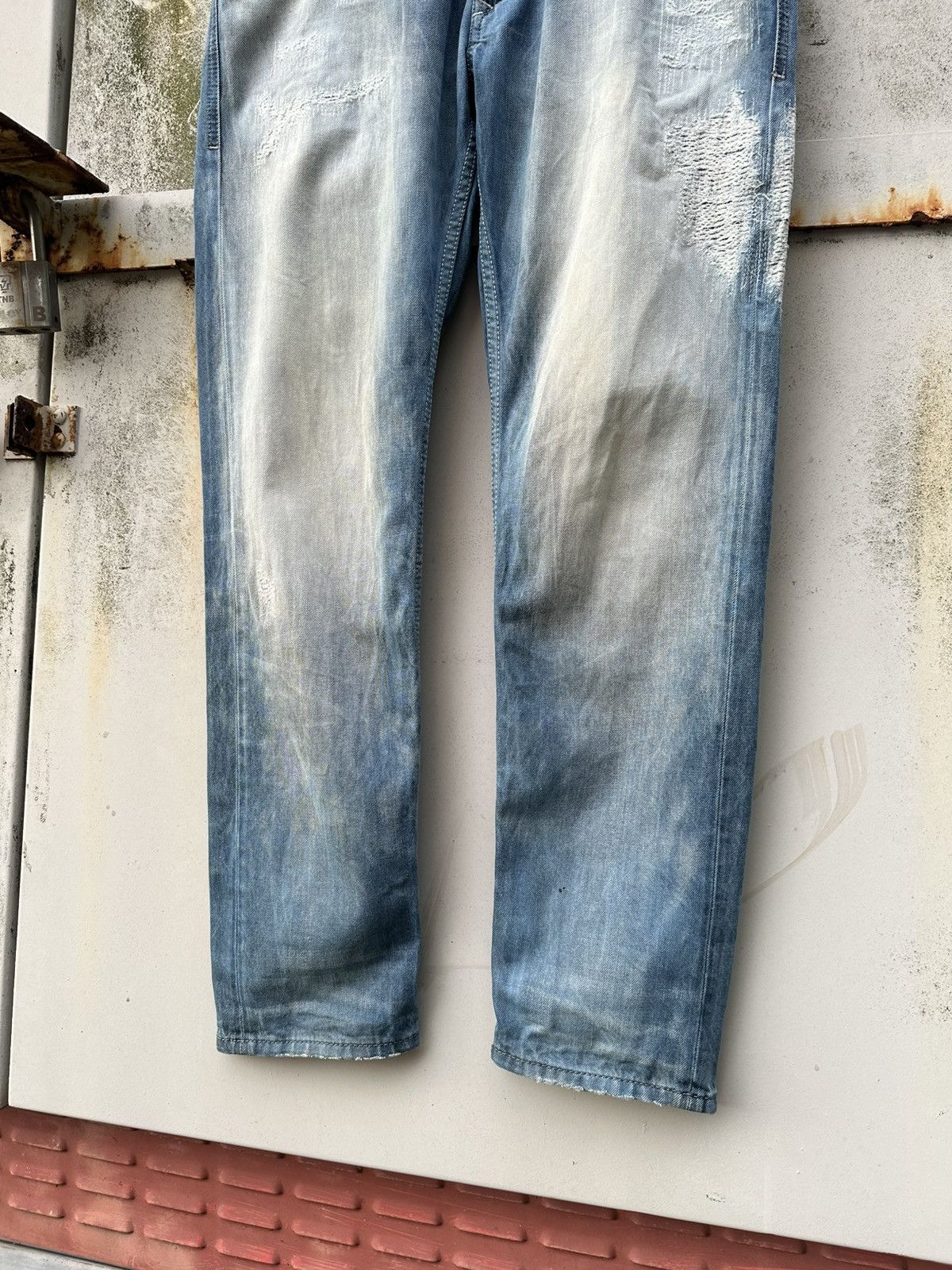Diesel 👹Vintage Diesel Krayver Washed Skinny Jeans Size US 32 / EU 48 - 7 Thumbnail