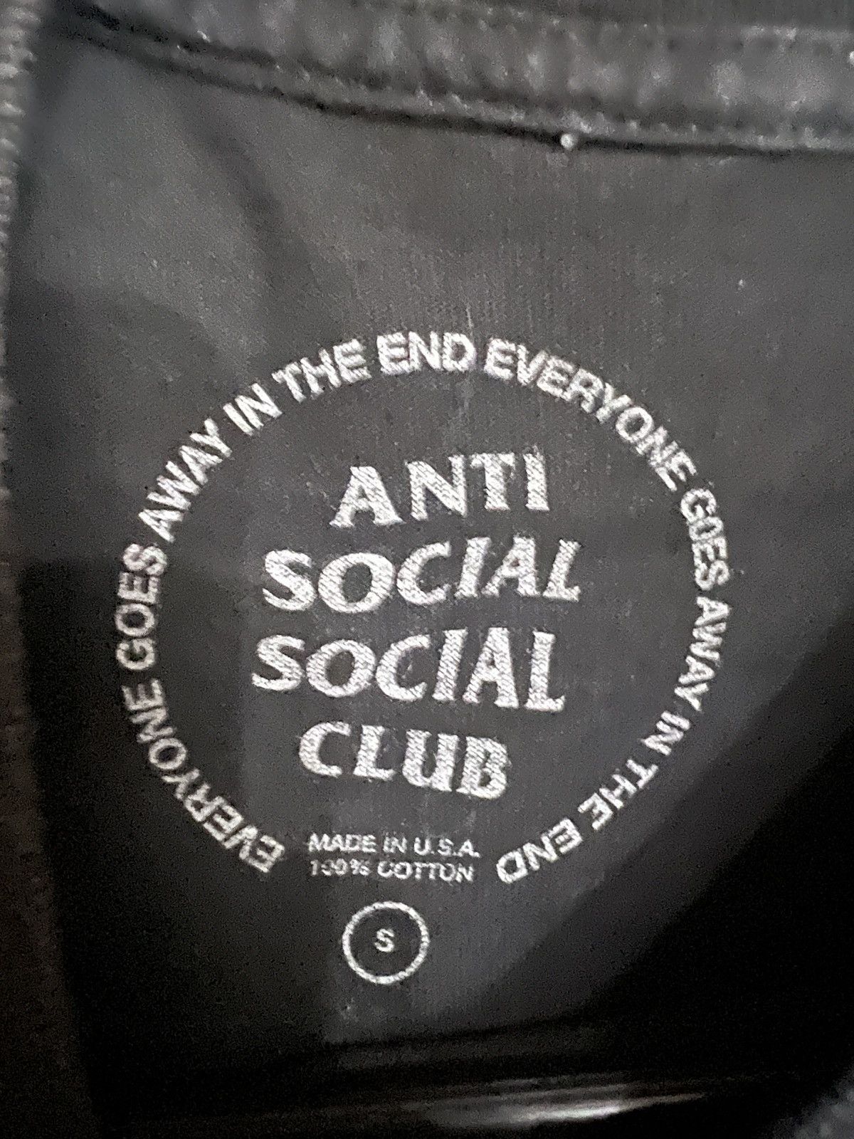 Anti Social Social Club Anti Social club small T-shirt Size US S / EU 44-46 / 1 - 3 Thumbnail