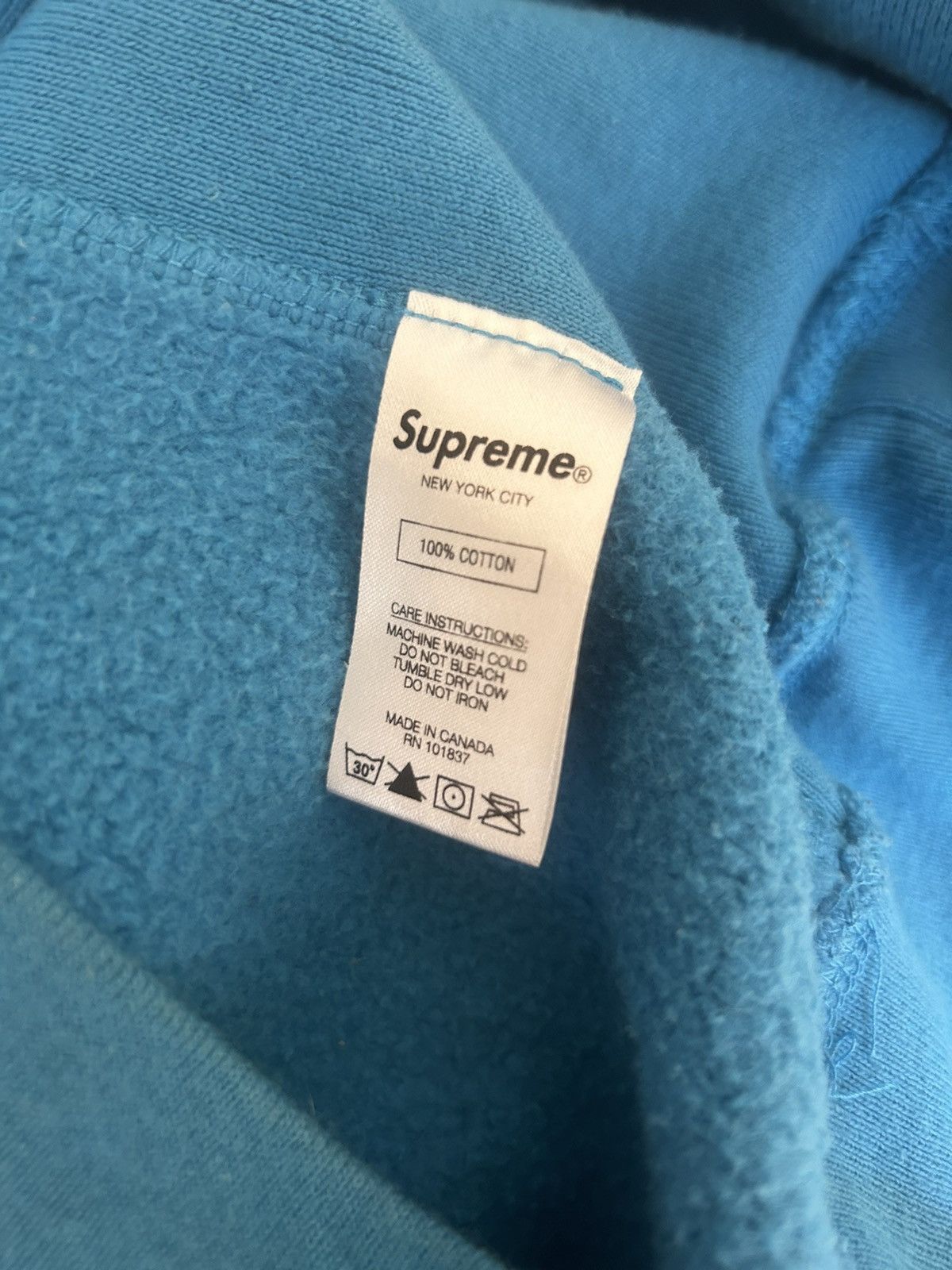 Supreme Blue Supreme Box Logo Size US L / EU 52-54 / 3 - 6 Thumbnail