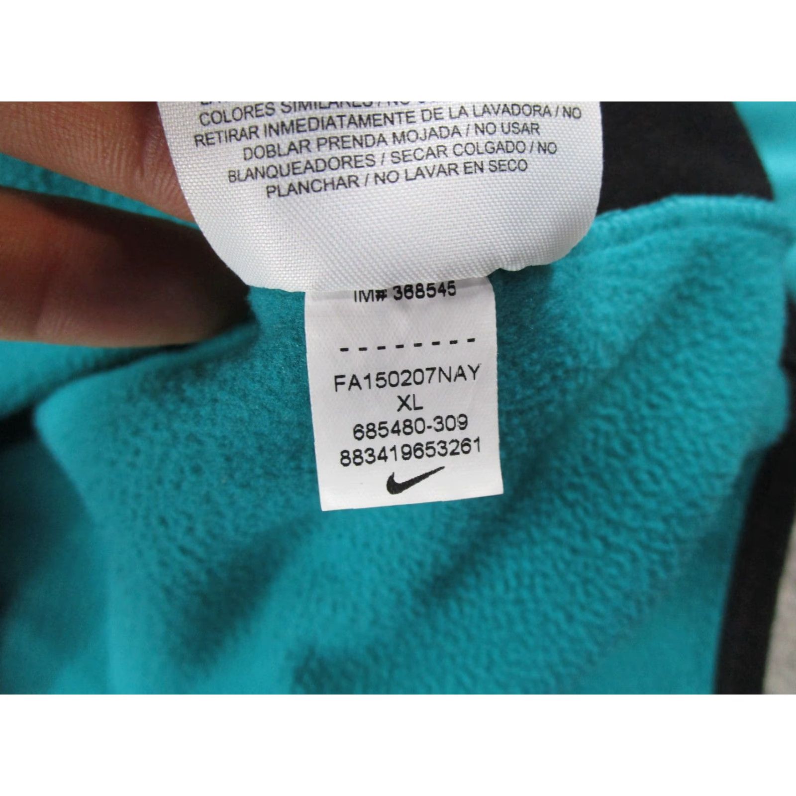 Nike Nike Therma Fit Pullover Hoodie Women’s XL Blue Logo Sweatshirt Sports Activewear Pullover Hooded Mens? Women? Size XL / US 12-14 / IT 48-50 - 4 Thumbnail