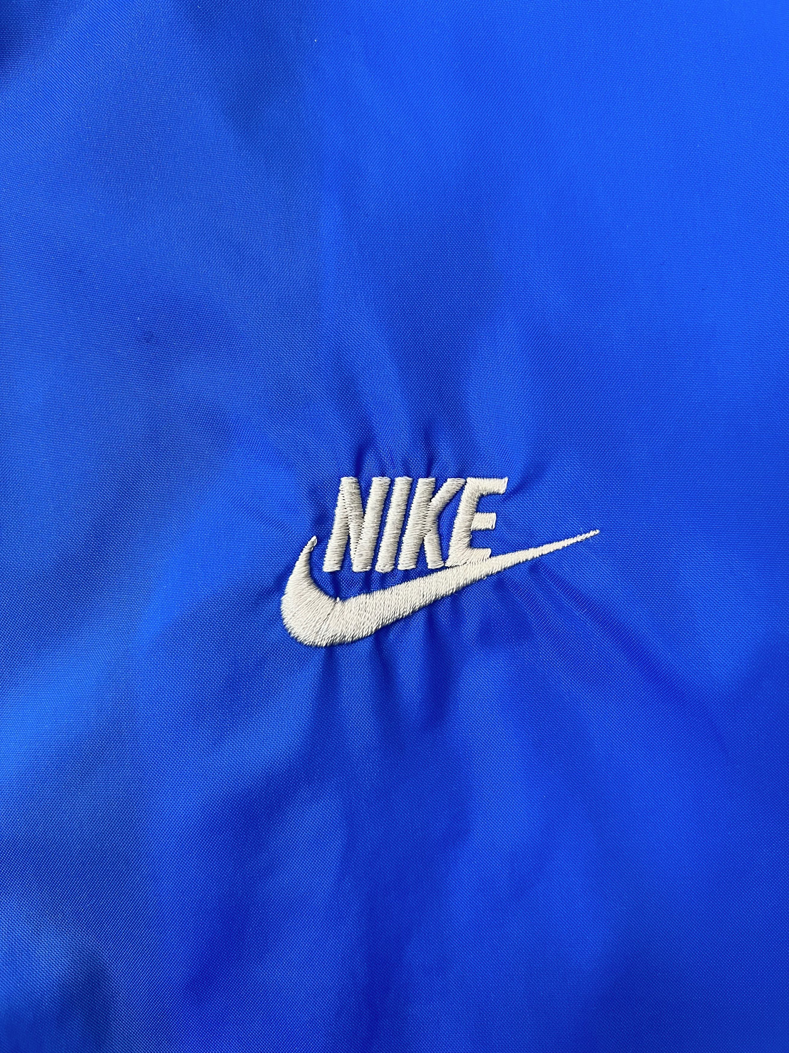 Nike Vintage 90s Nike Big Back Swoosh Windbreaker Light Jacket Size US XL / EU 56 / 4 - 3 Thumbnail